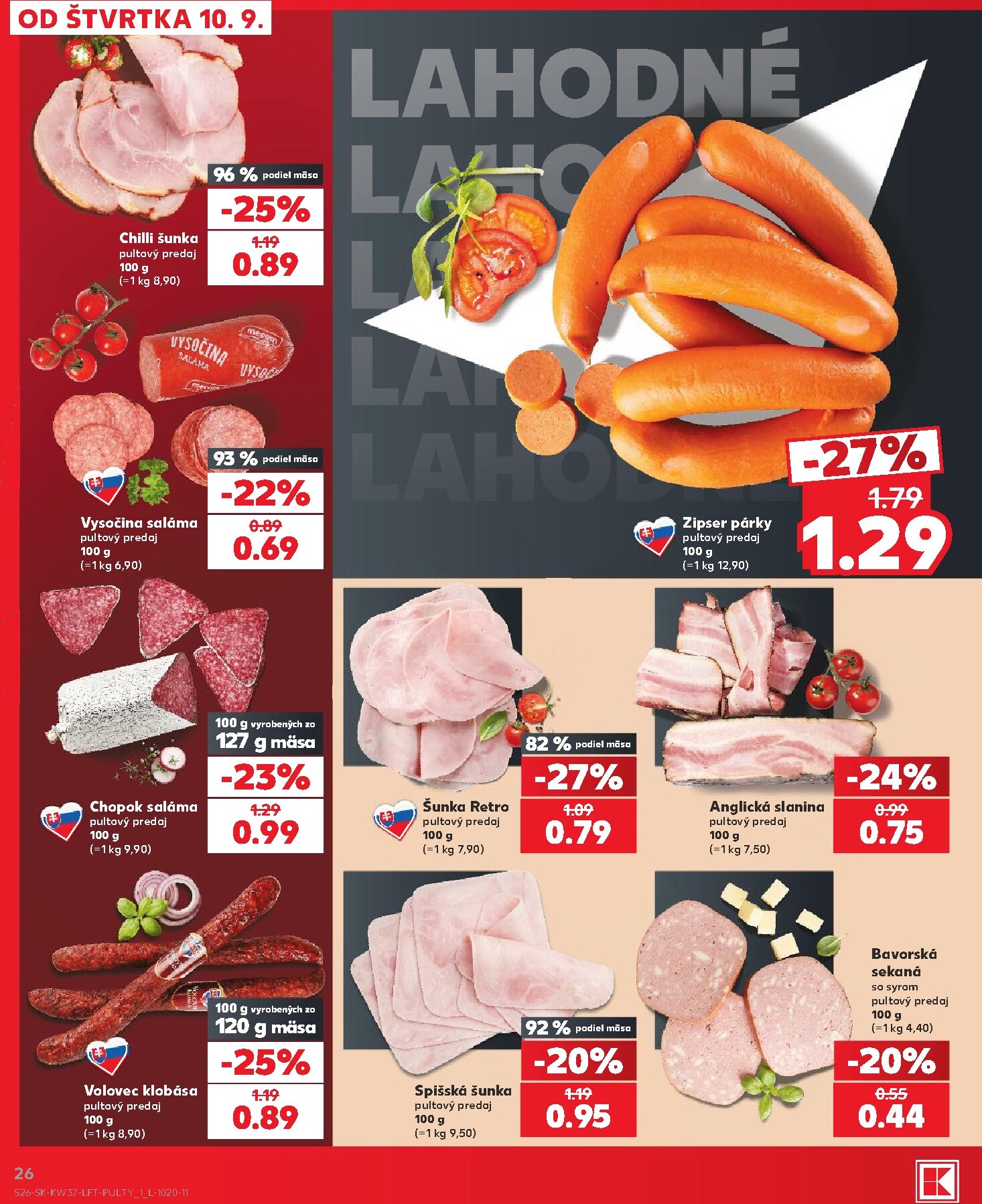 kaufland - Nový Kaufland leták od štvrtka, 10.09.2026 do stredy, 16.09.2026 - page: 26
