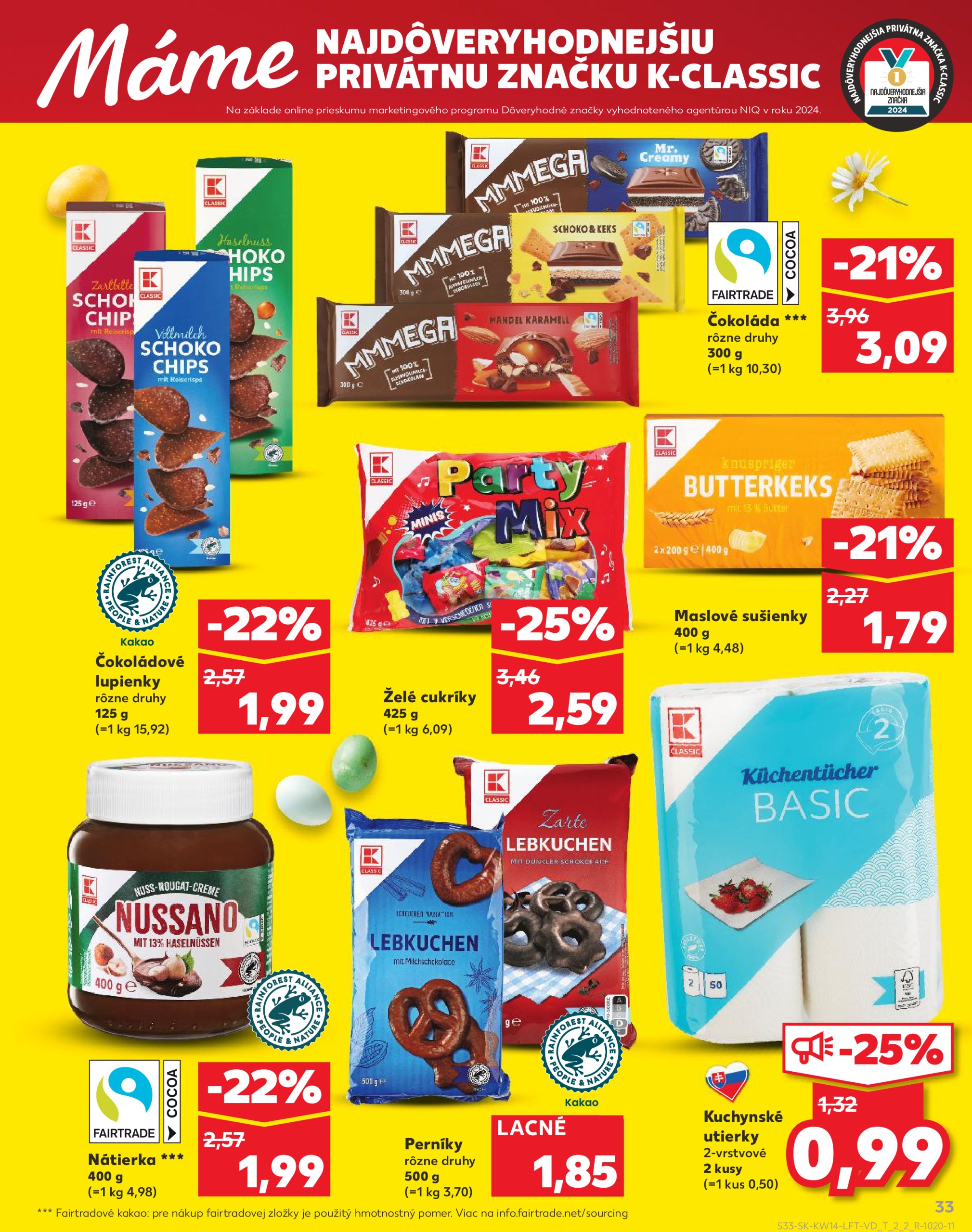 kaufland - Kaufland leták platný od 03.04. - 09.04. - page: 33 kaufland - Kaufland leták platný od 03.04. - 09.04. - page: 33