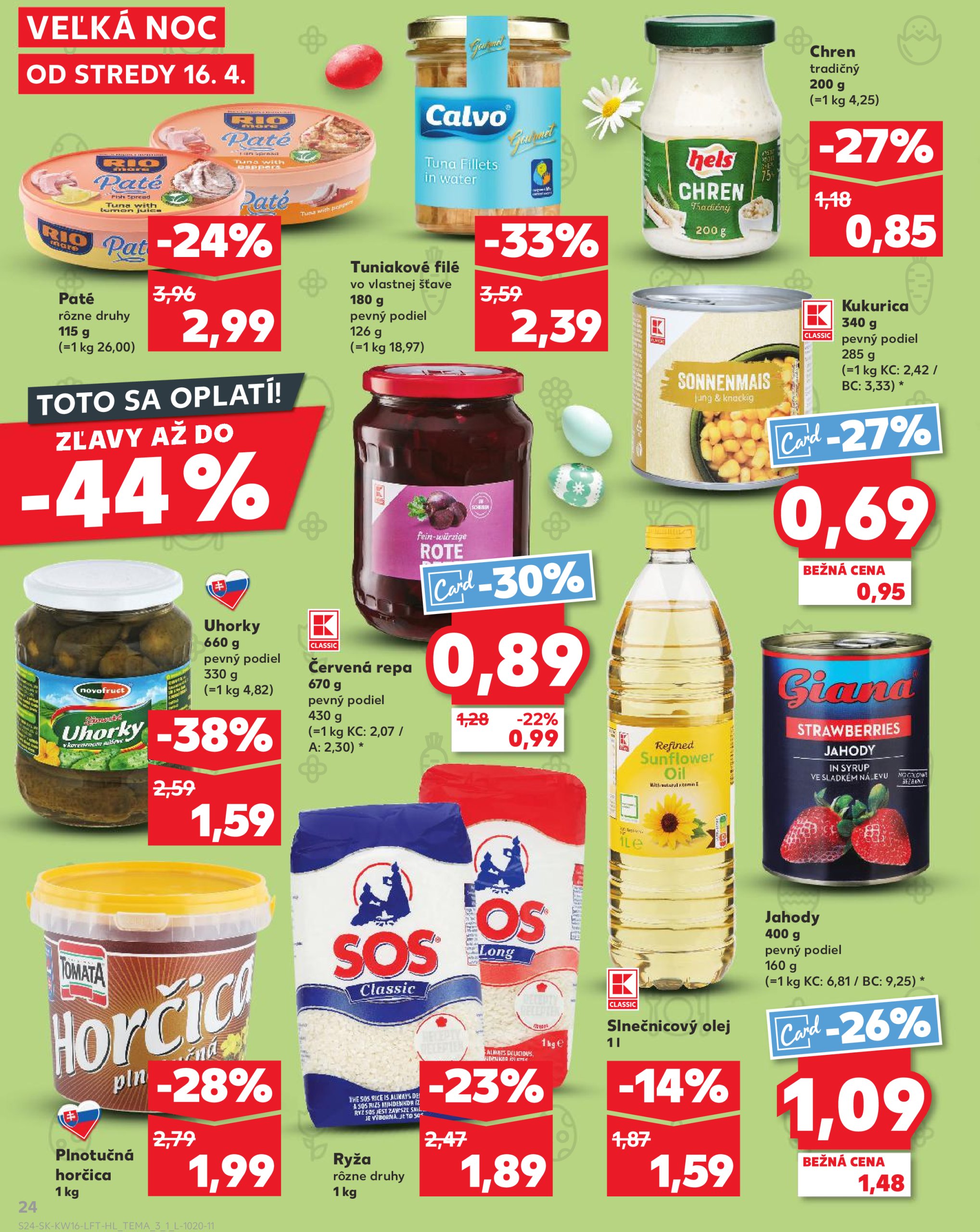 kaufland - Kaufland leták platný od 16.04. - 23.04. - page: 24 kaufland - Kaufland leták platný od 16.04. - 23.04. - page: 24