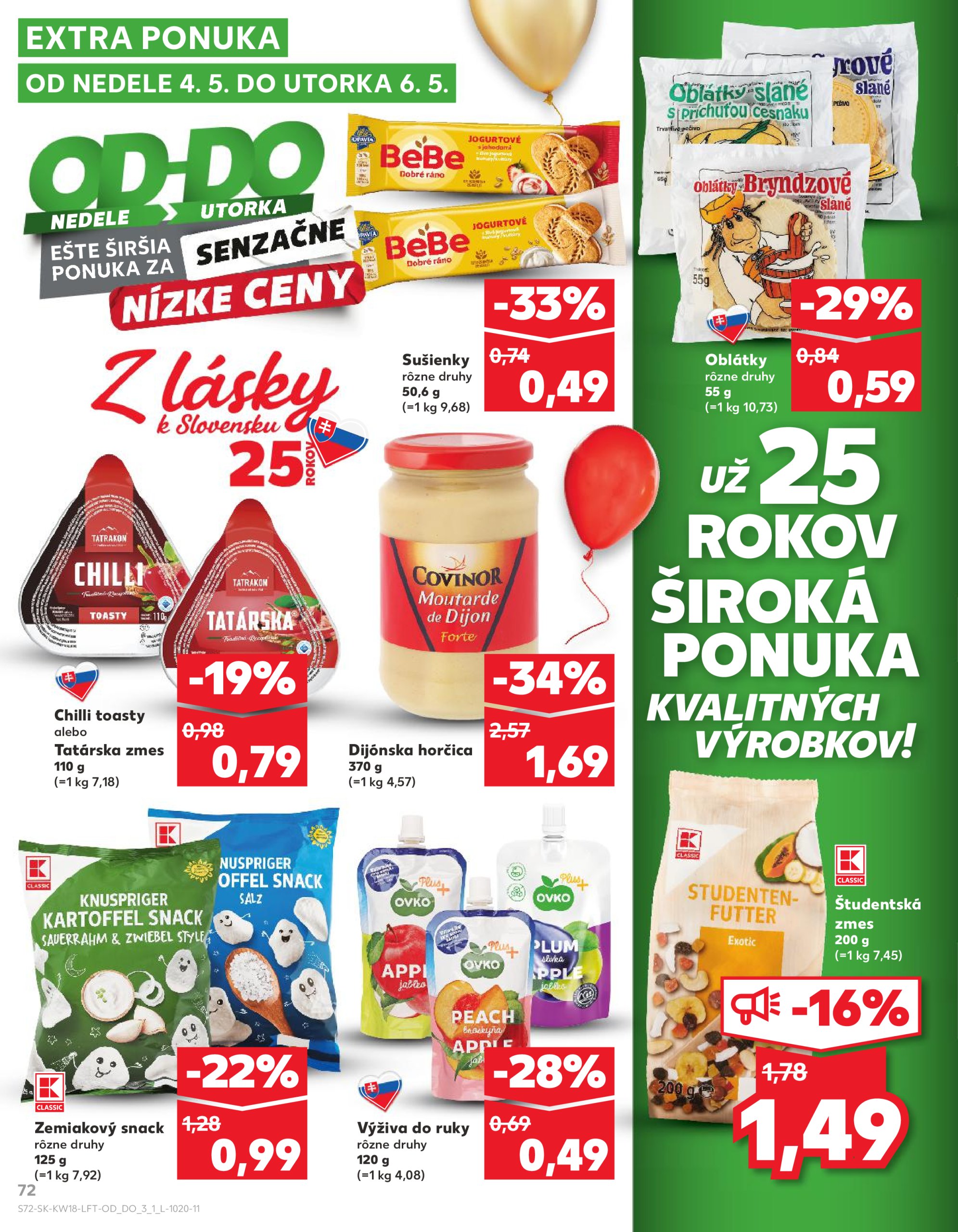 kaufland - Kaufland leták platný od 30.04. - 06.05. - page: 72 kaufland - Kaufland leták platný od 30.04. - 06.05. - page: 72