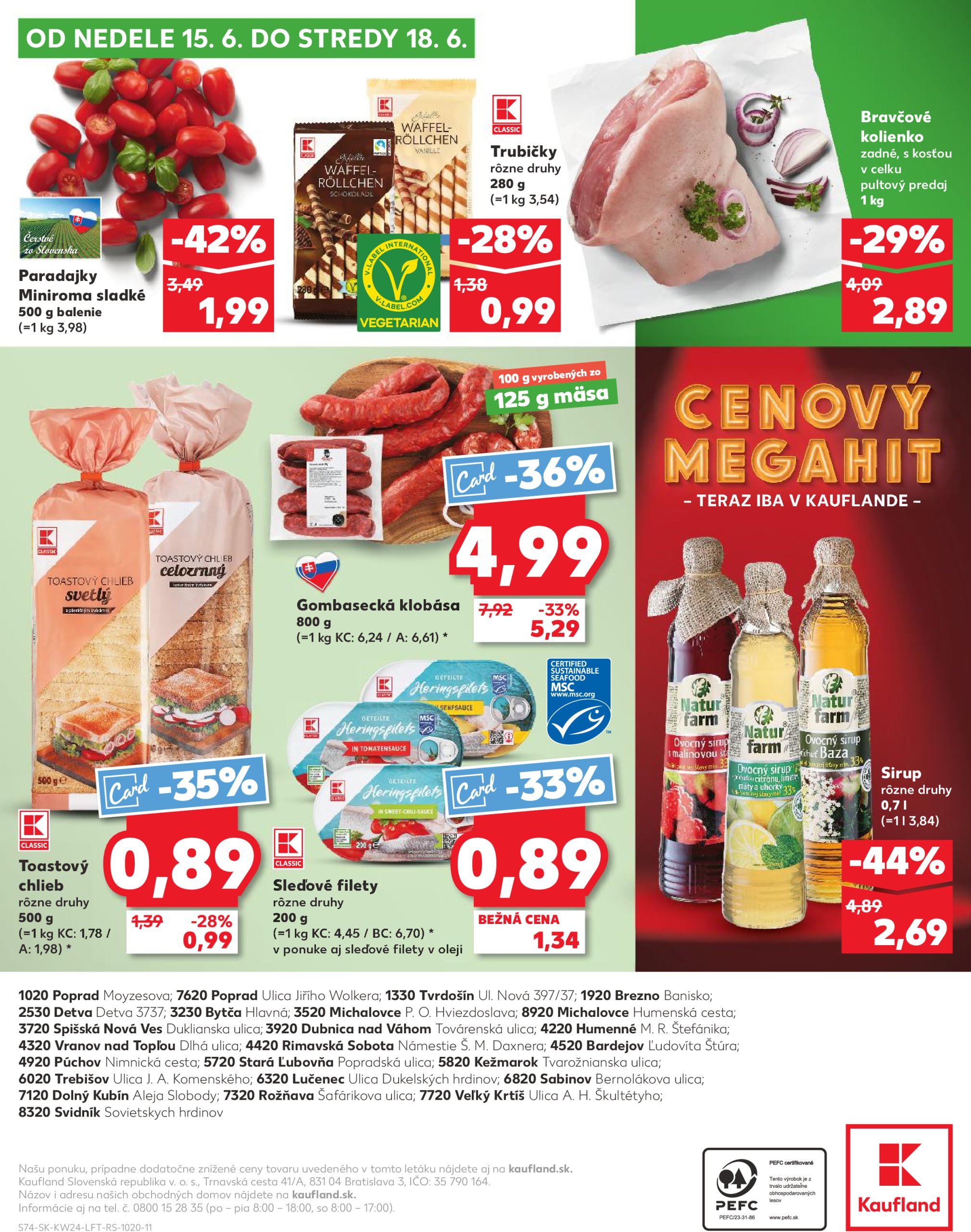kaufland - Leták Kaufland platný od 12.06. do 18.06. - page: 74 kaufland - Leták Kaufland platný od 12.06. do 18.06. - page: 74