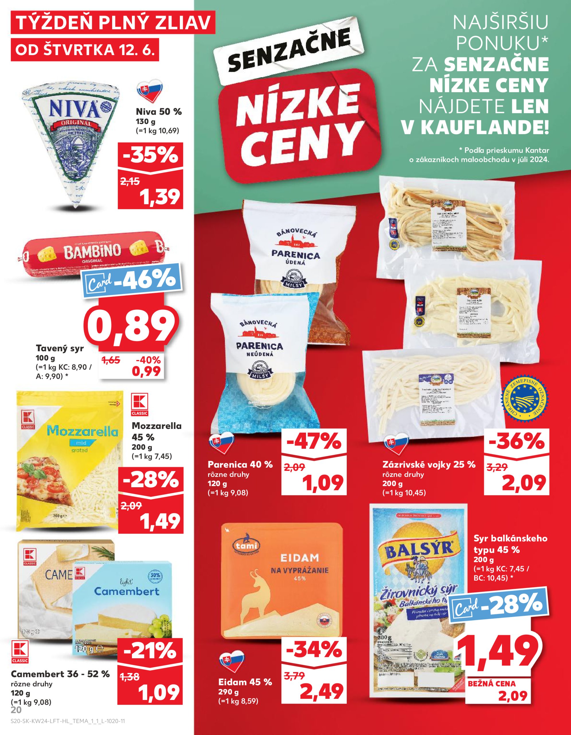 kaufland - Leták Kaufland platný od 12.06. do 18.06. - page: 20 kaufland - Leták Kaufland platný od 12.06. do 18.06. - page: 20