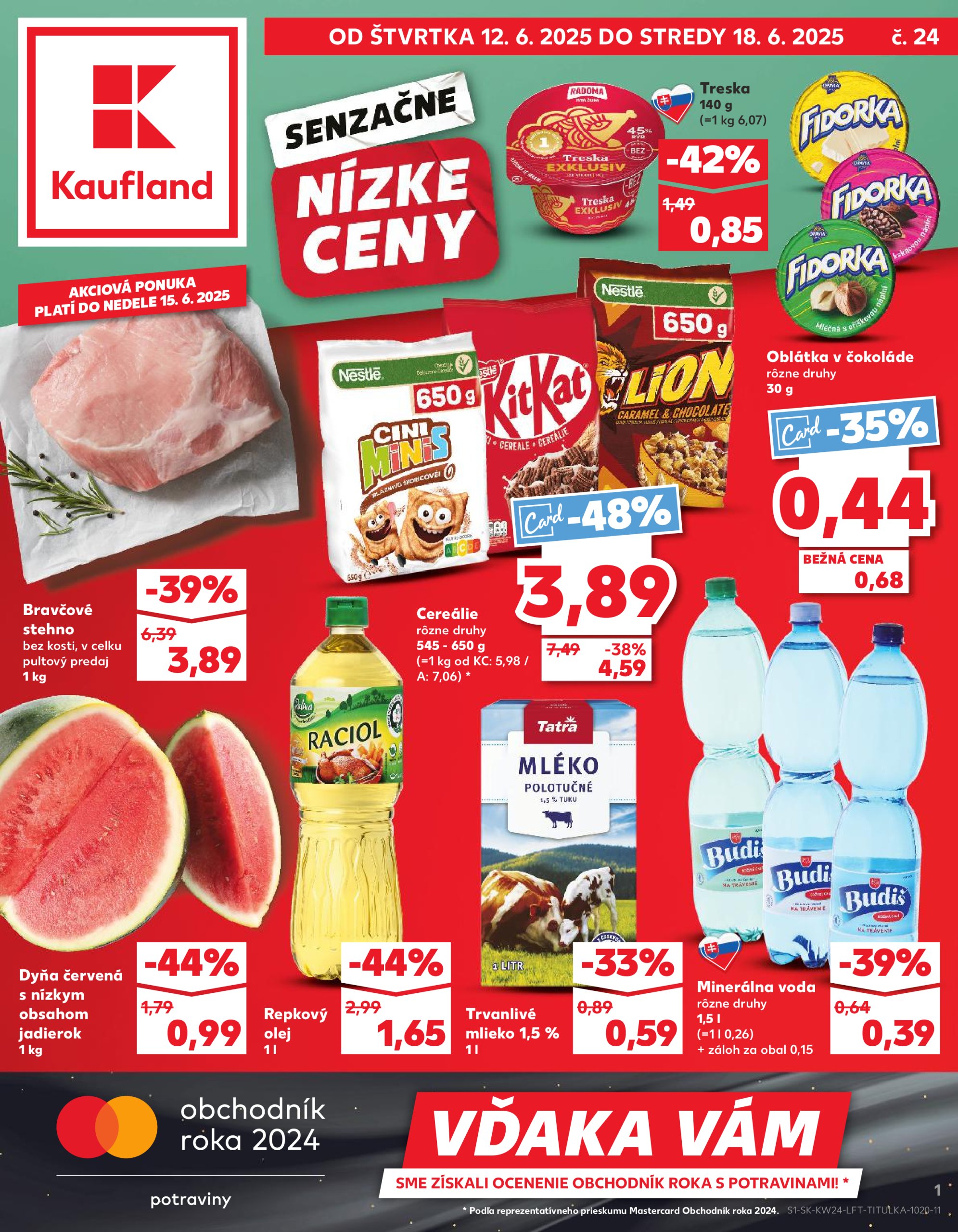 kaufland - Leták Kaufland platný od 12.06. do 18.06. - page: 1 kaufland - Leták Kaufland platný od 12.06. do 18.06. - page: 1