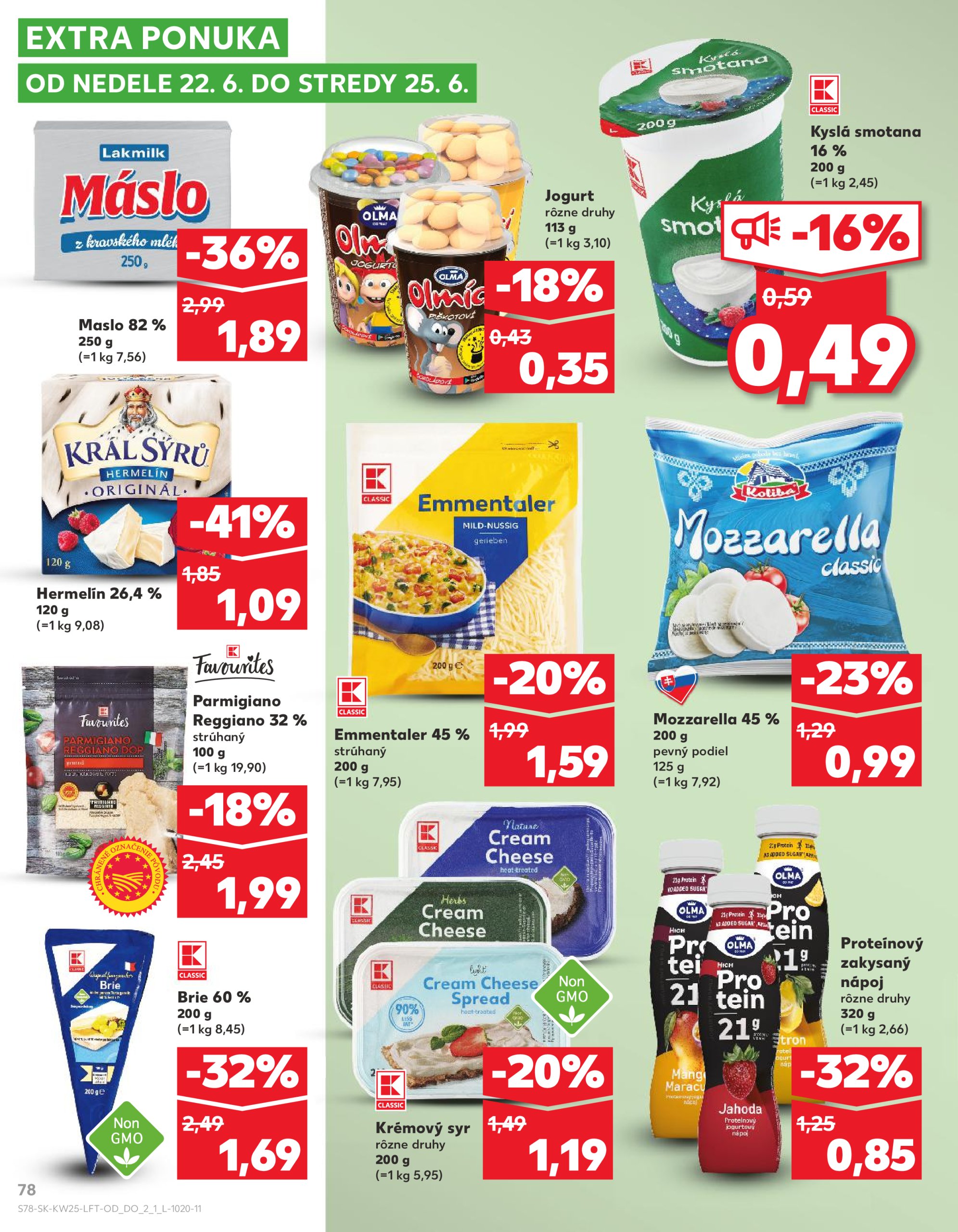 kaufland - Leták Kaufland platný od 19.06. do 25.06. - page: 78 kaufland - Leták Kaufland platný od 19.06. do 25.06. - page: 78