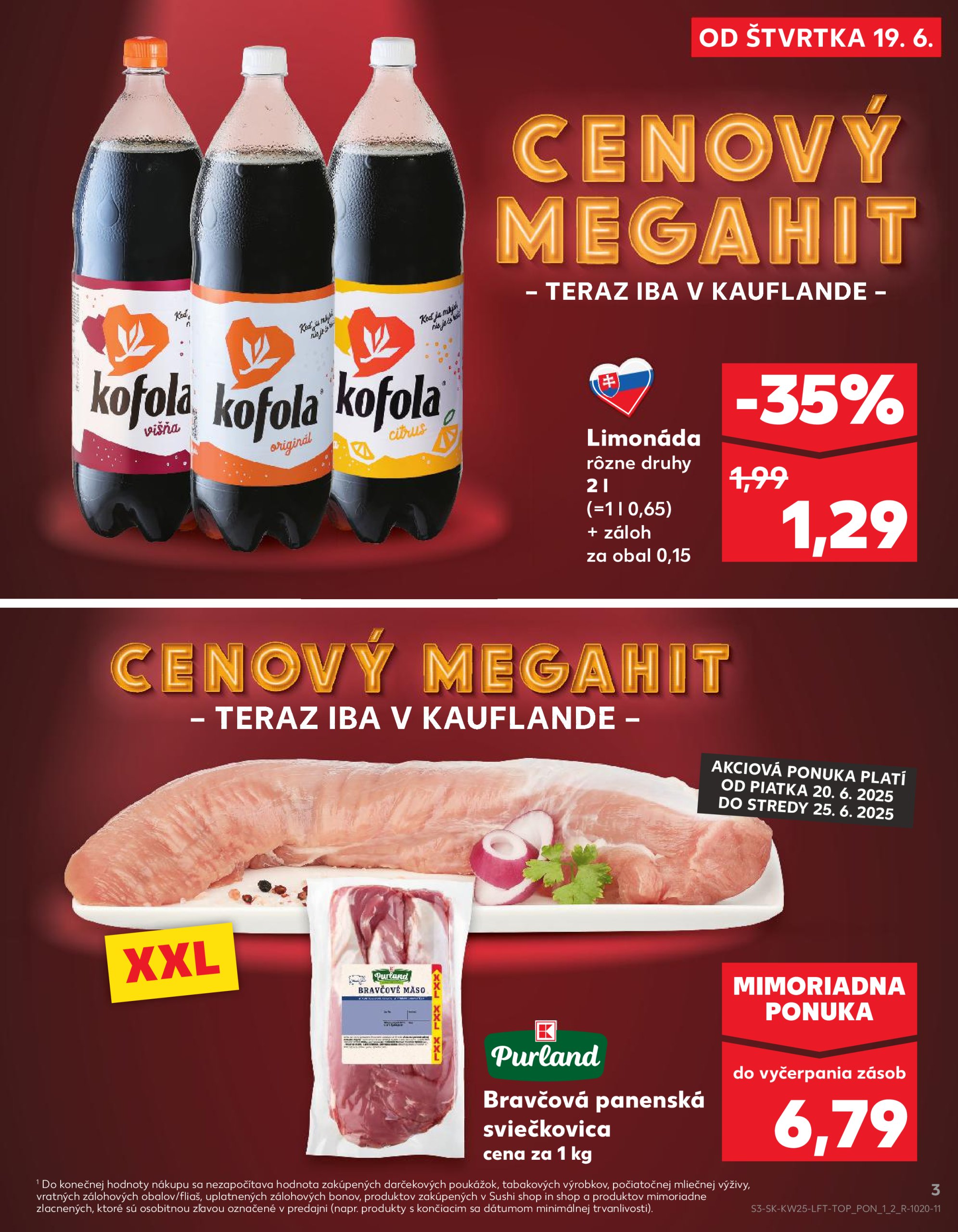 kaufland - Leták Kaufland platný od 19.06. do 25.06. - page: 3 kaufland - Leták Kaufland platný od 19.06. do 25.06. - page: 3