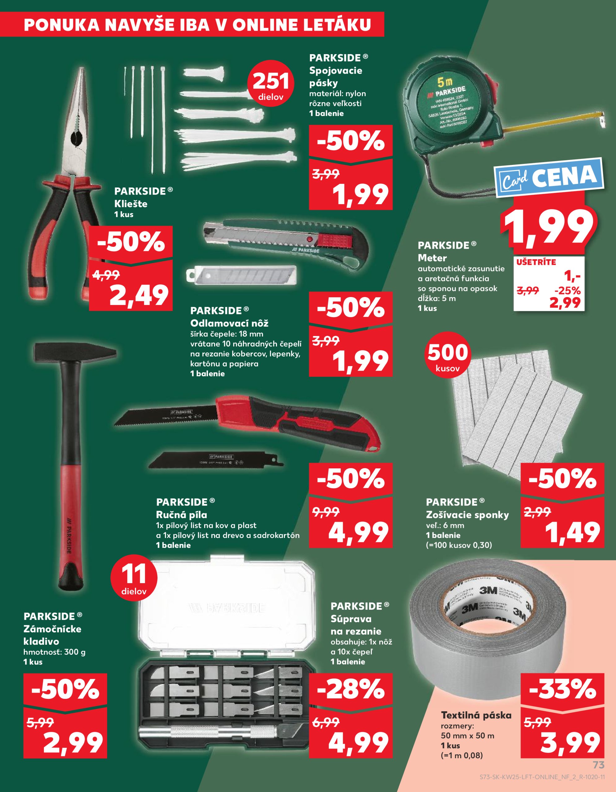 kaufland - Leták Kaufland platný od 19.06. do 25.06. - page: 73 kaufland - Leták Kaufland platný od 19.06. do 25.06. - page: 73