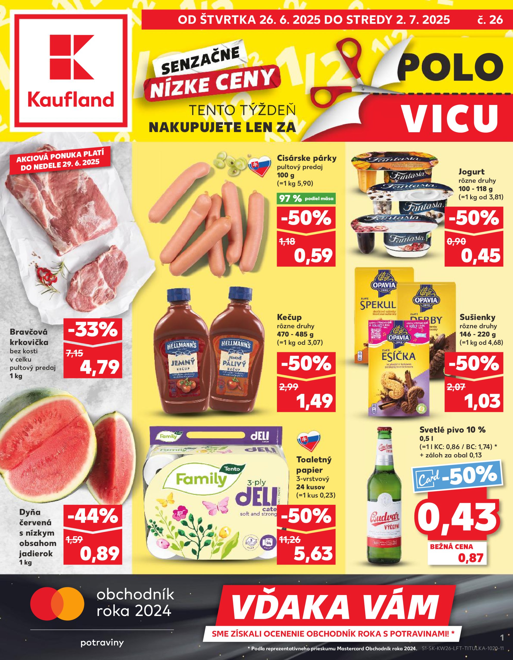 kaufland - Leták Kaufland platný od 26.06. do 02.07.