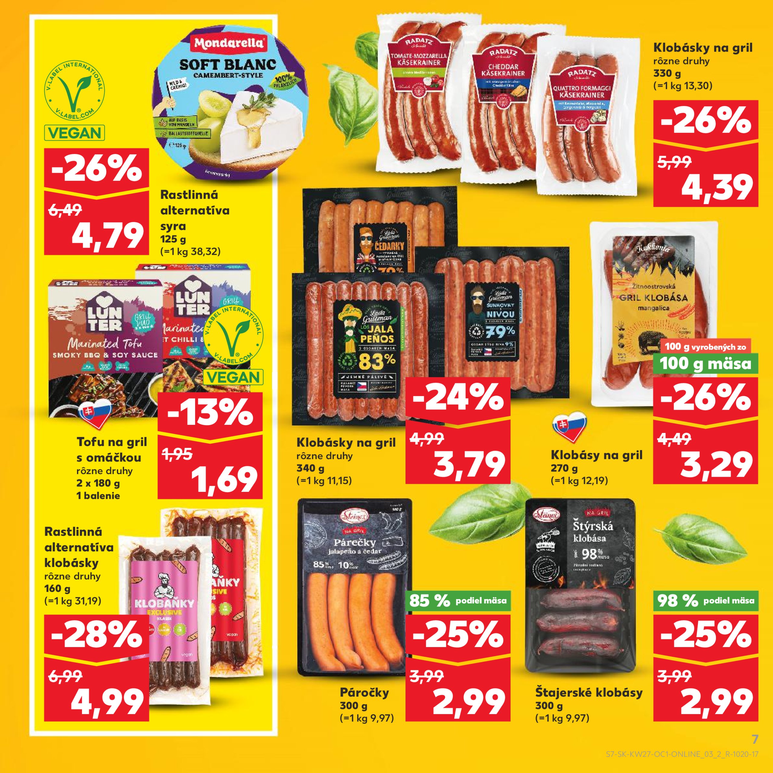 kaufland - Leták Kaufland - Rodinné Leto platný od 01.07. do 31.07. - page: 7