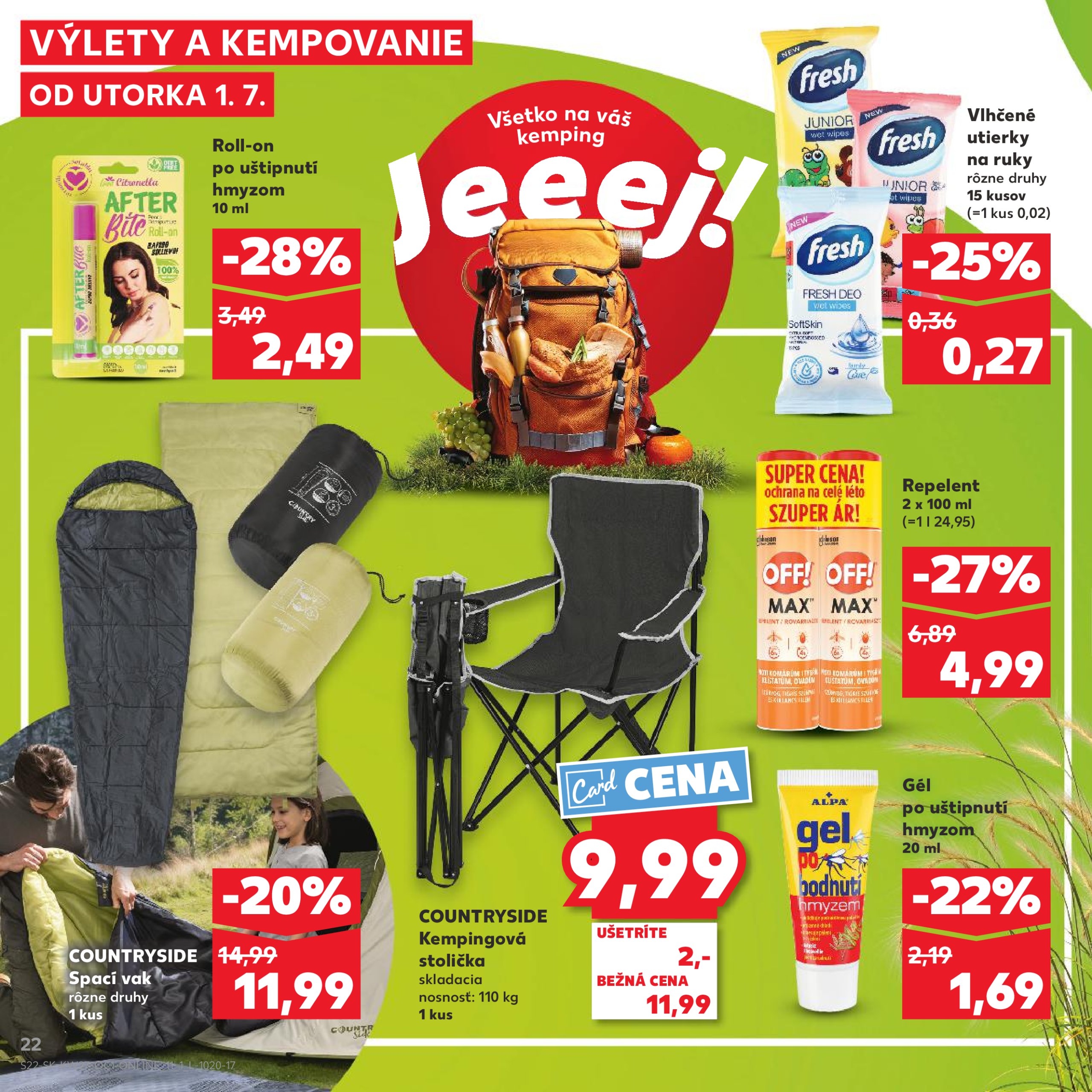 kaufland - Leták Kaufland - Rodinné Leto platný od 01.07. do 31.07. - page: 22