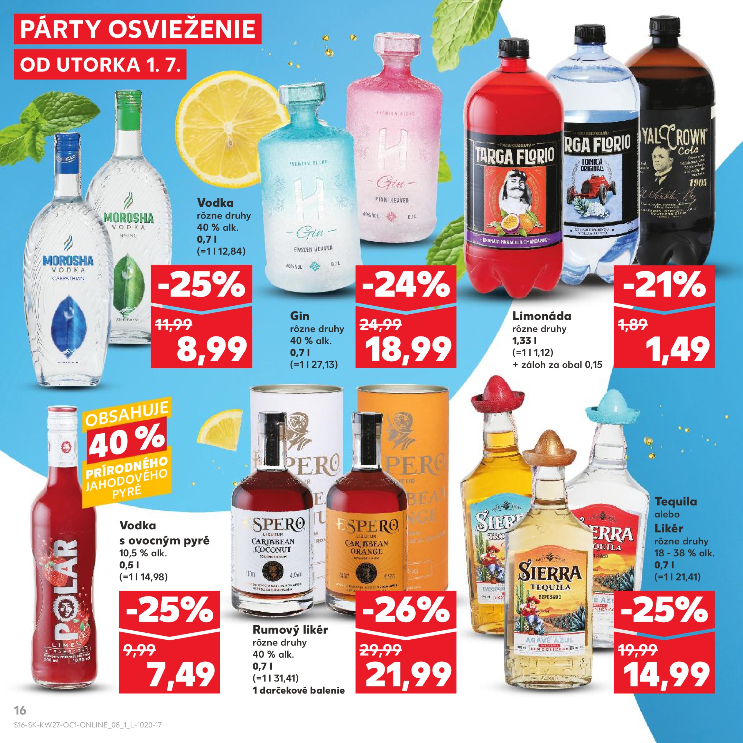 kaufland - Leták Kaufland - Rodinné Leto platný od 01.07. do 31.07. - page: 16