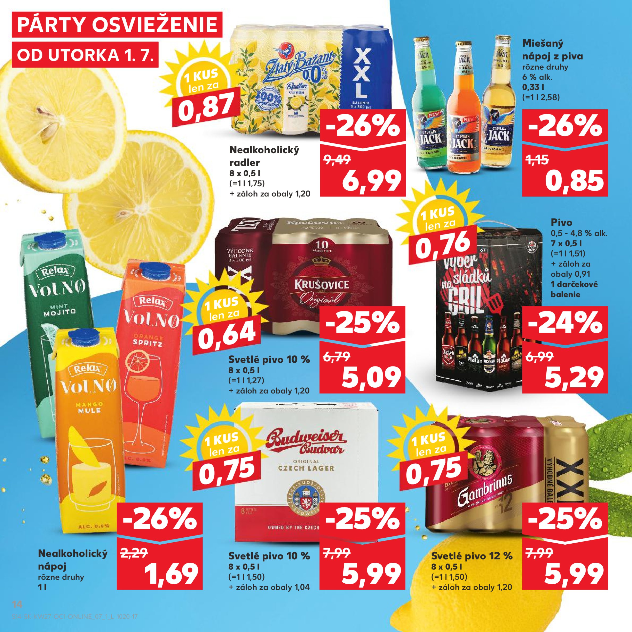 kaufland - Leták Kaufland - Rodinné Leto platný od 01.07. do 31.07. - page: 14