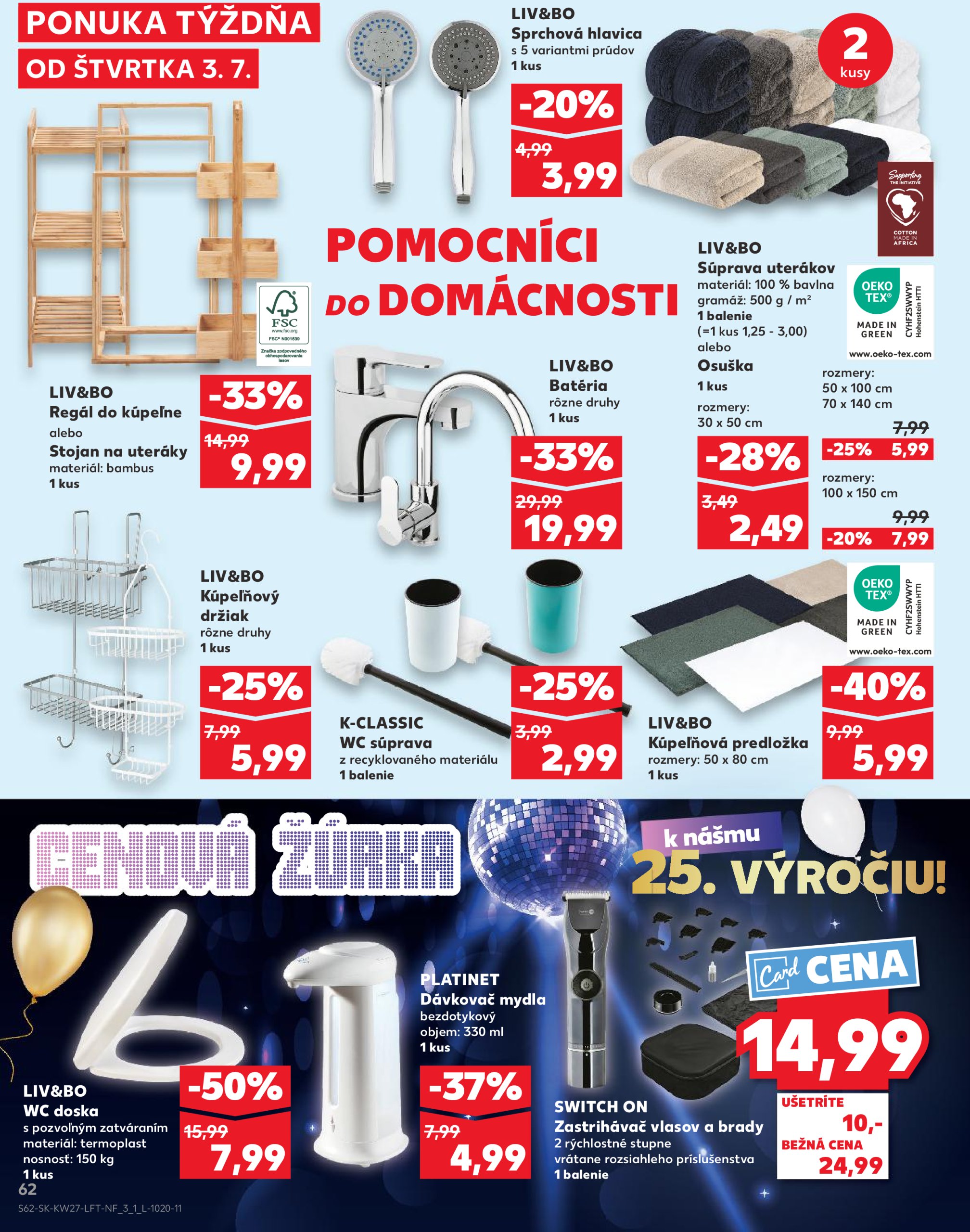 kaufland - Leták Kaufland platný od 03.07. do 09.07. - page: 62 kaufland - Leták Kaufland platný od 03.07. do 09.07. - page: 62