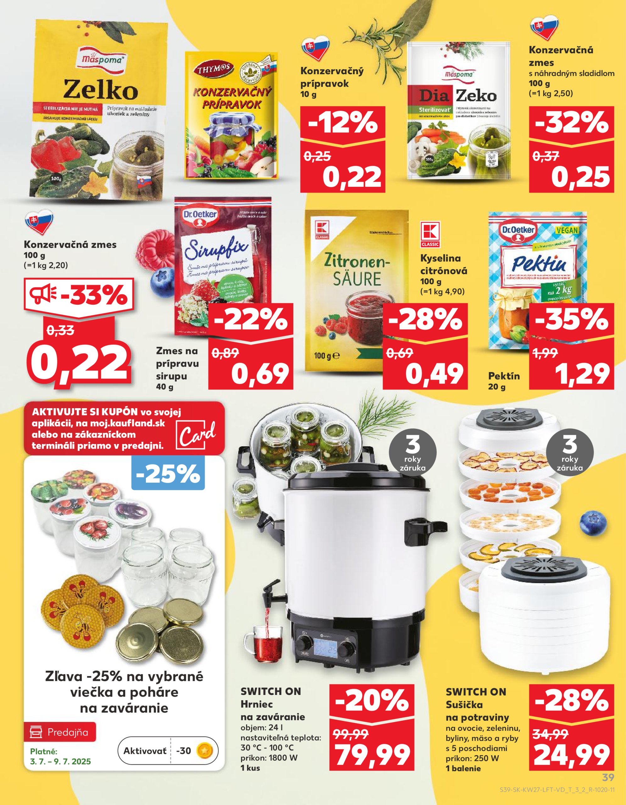 kaufland - Leták Kaufland platný od 03.07. do 09.07. - page: 39 kaufland - Leták Kaufland platný od 03.07. do 09.07. - page: 39