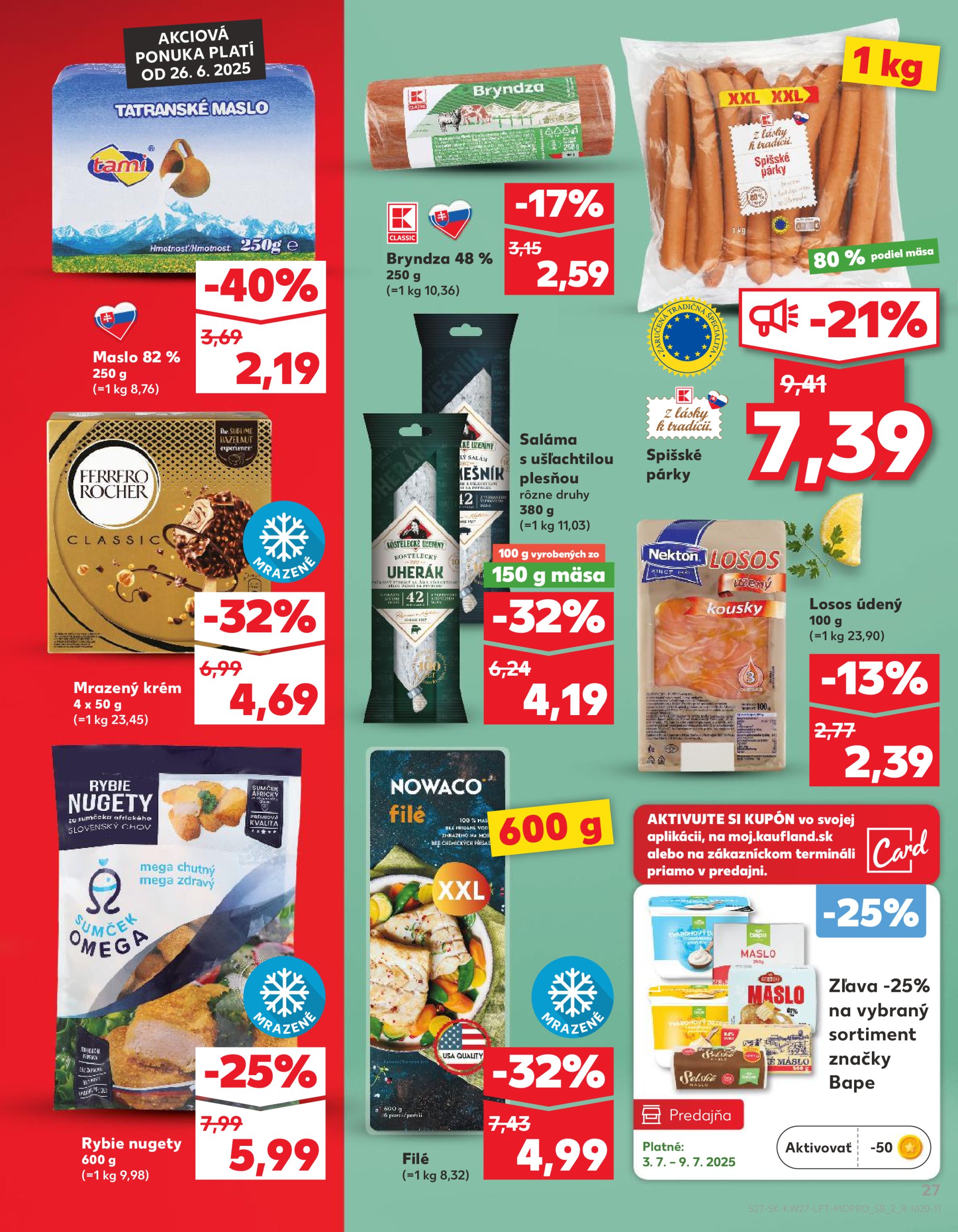 kaufland - Leták Kaufland platný od 03.07. do 09.07. - page: 27 kaufland - Leták Kaufland platný od 03.07. do 09.07. - page: 27