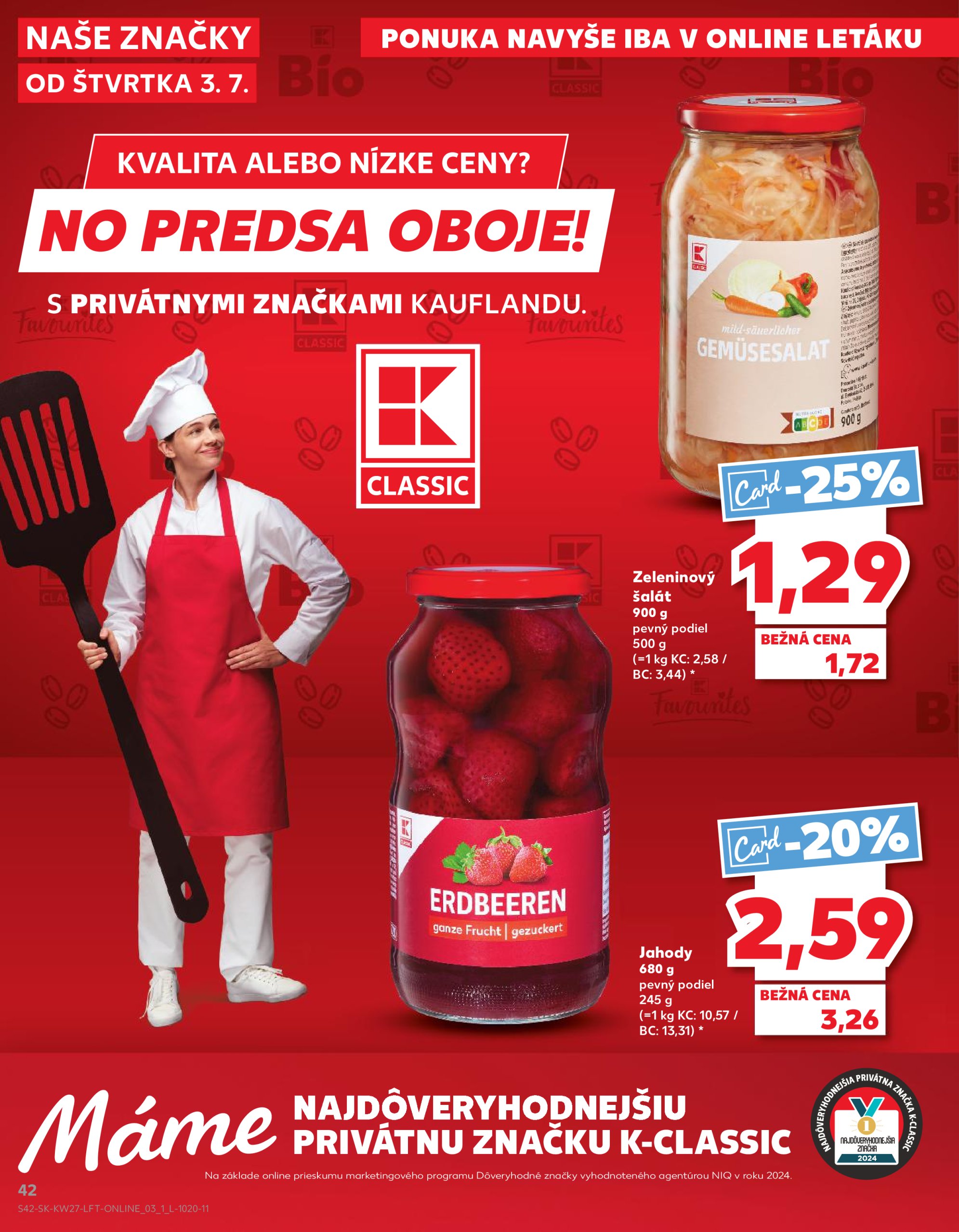kaufland - Leták Kaufland platný od 03.07. do 09.07. - page: 42 kaufland - Leták Kaufland platný od 03.07. do 09.07. - page: 42