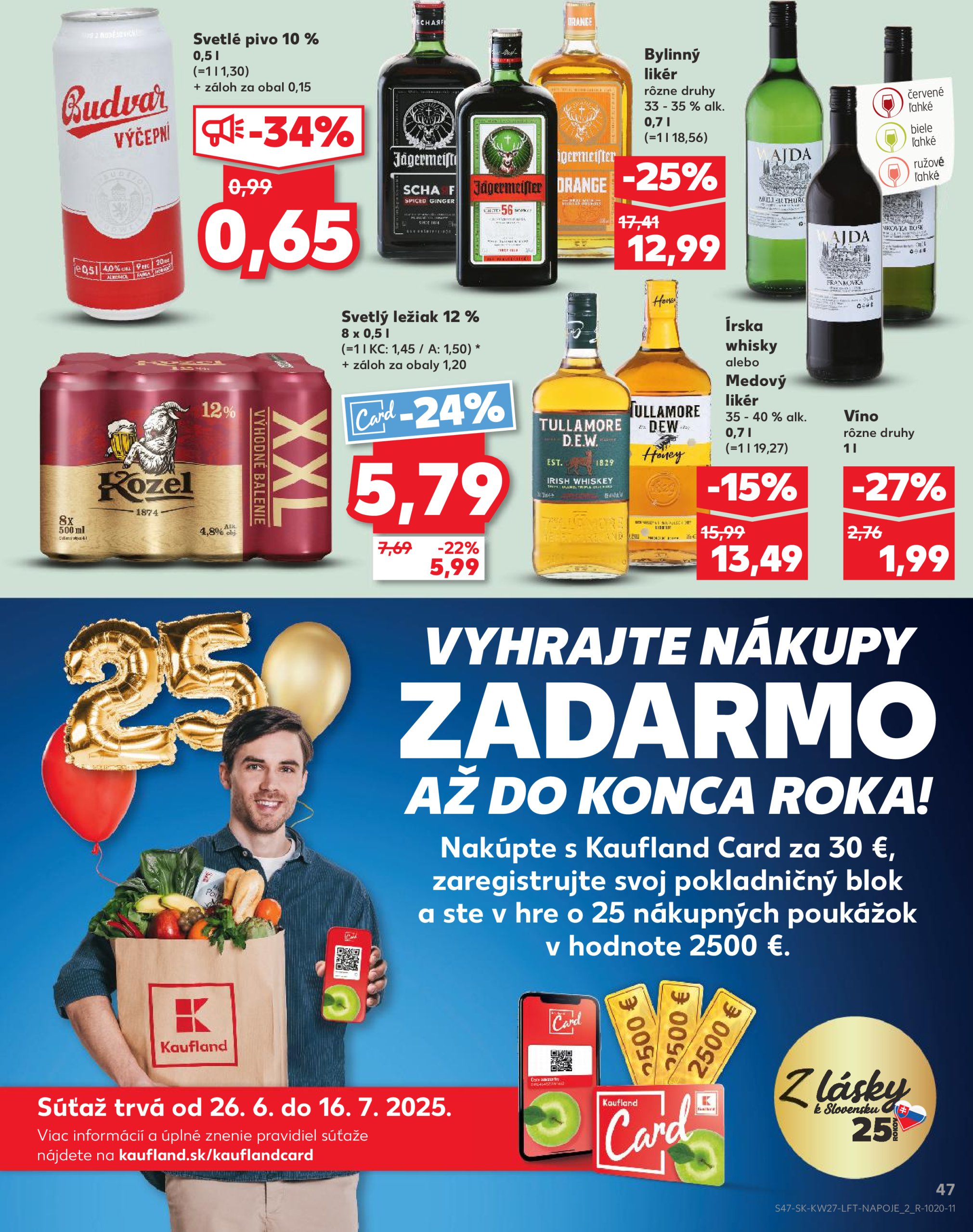 kaufland - Leták Kaufland platný od 03.07. do 09.07. - page: 47 kaufland - Leták Kaufland platný od 03.07. do 09.07. - page: 47