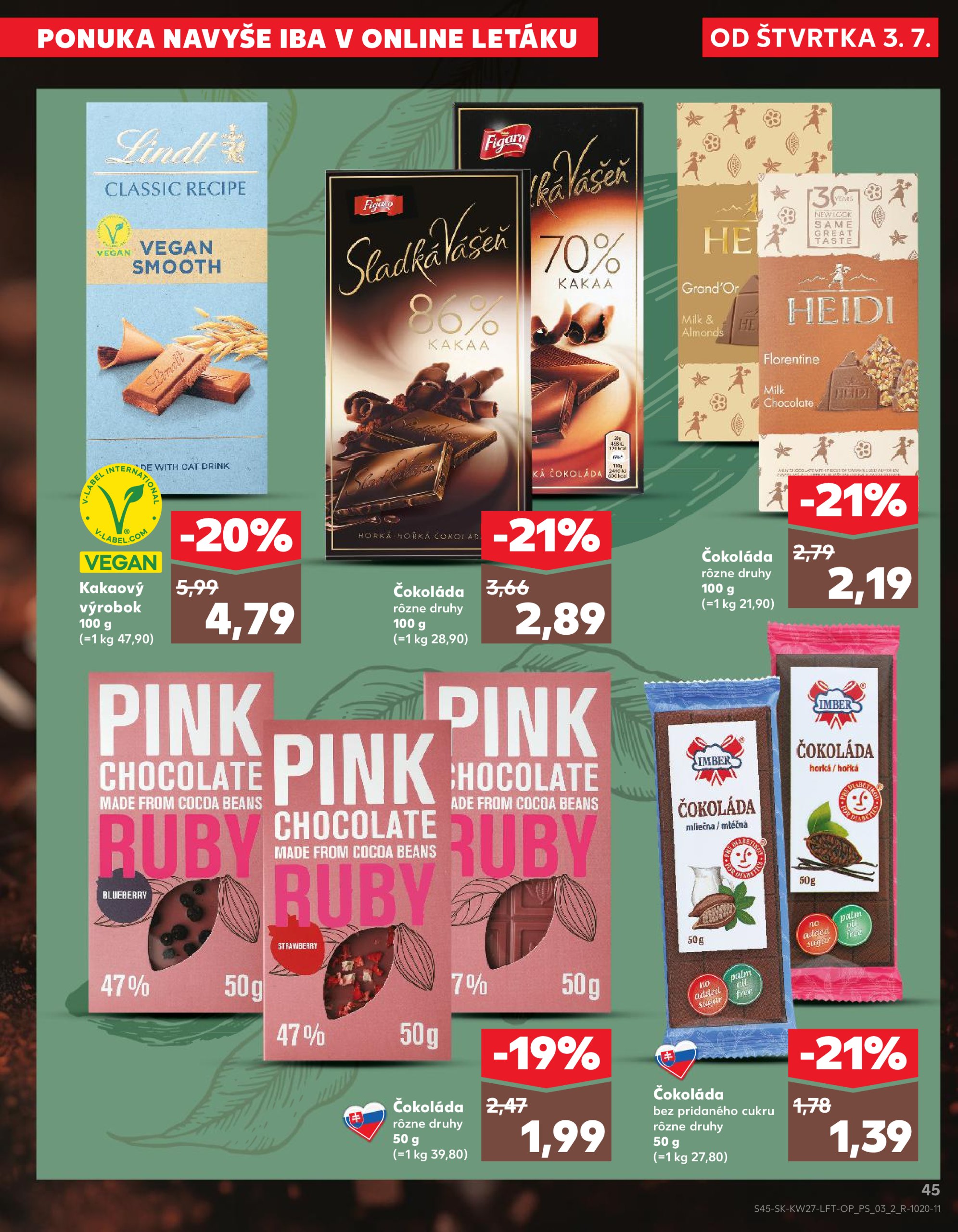 kaufland - Leták Kaufland platný od 03.07. do 09.07. - page: 45 kaufland - Leták Kaufland platný od 03.07. do 09.07. - page: 45