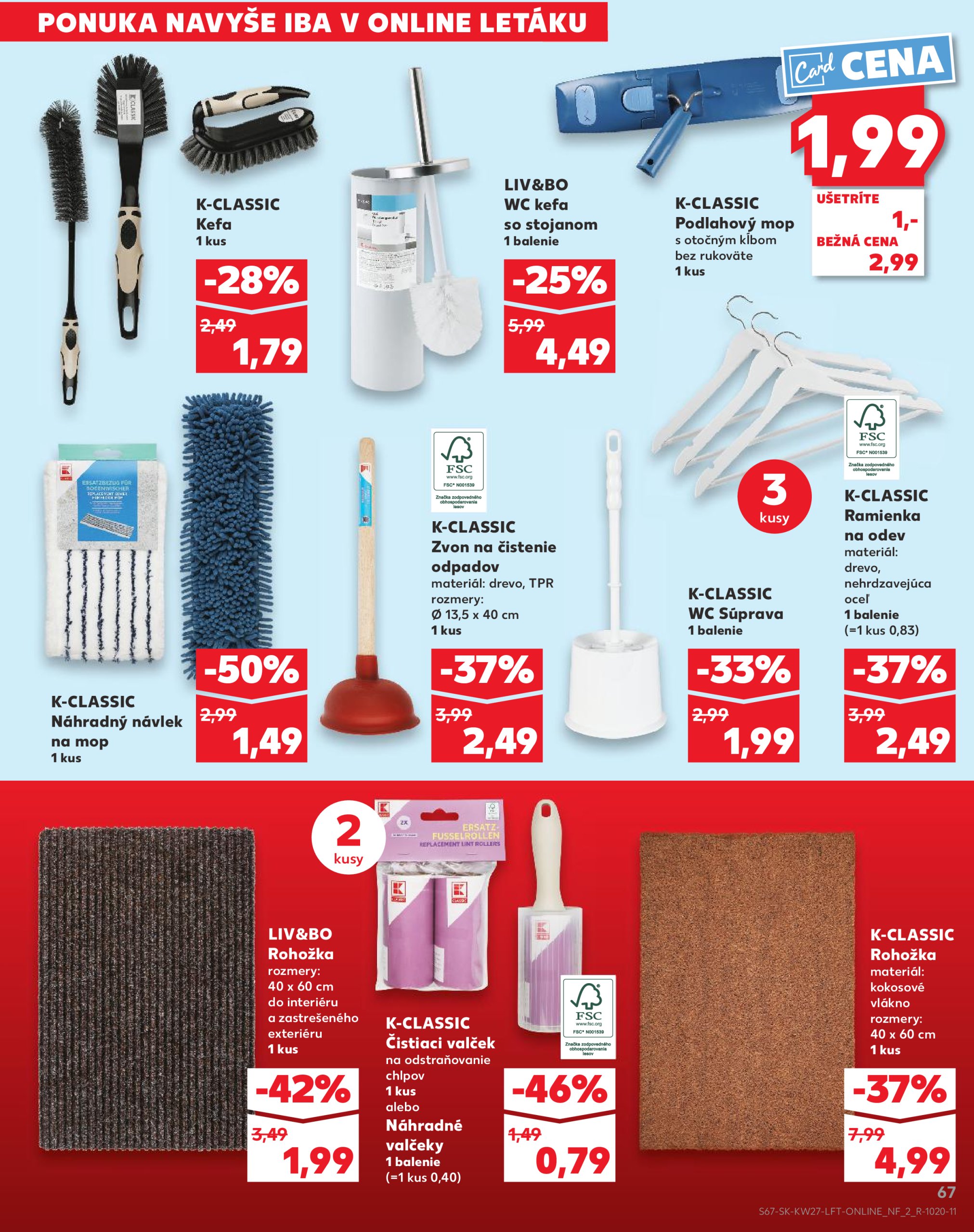 kaufland - Leták Kaufland platný od 03.07. do 09.07. - page: 67 kaufland - Leták Kaufland platný od 03.07. do 09.07. - page: 67
