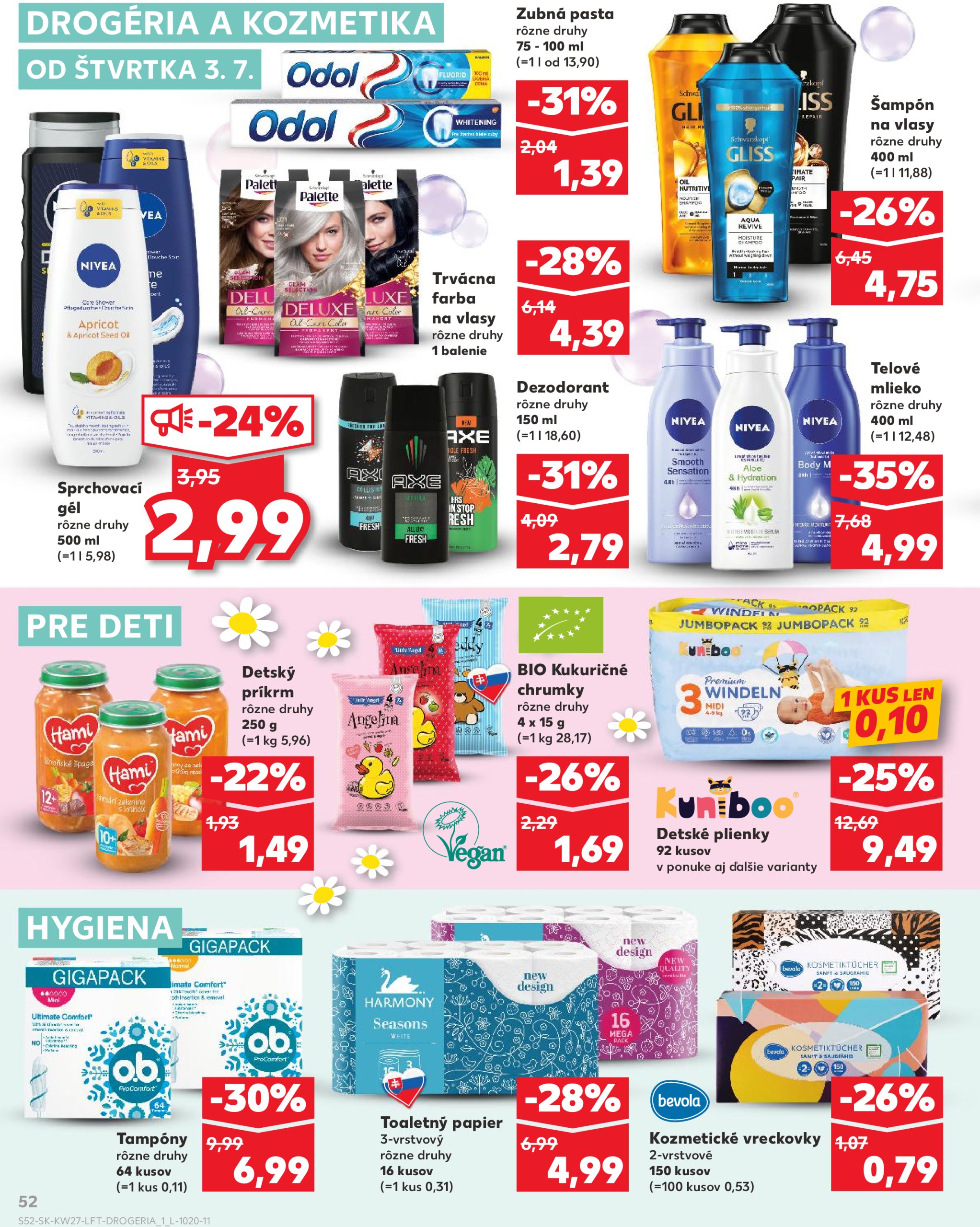 kaufland - Leták Kaufland platný od 03.07. do 09.07. - page: 52 kaufland - Leták Kaufland platný od 03.07. do 09.07. - page: 52