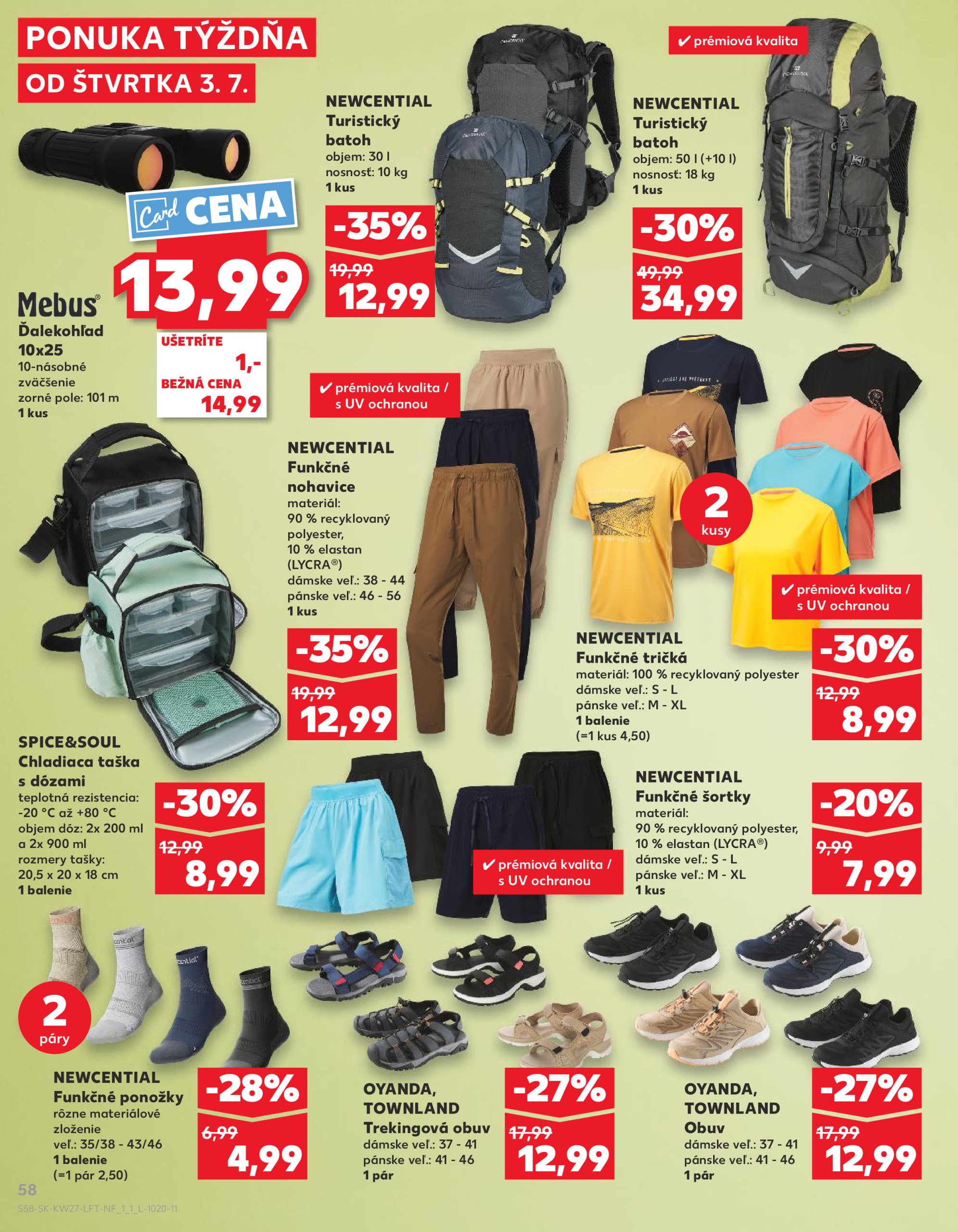 kaufland - Leták Kaufland platný od 03.07. do 09.07. - page: 58 kaufland - Leták Kaufland platný od 03.07. do 09.07. - page: 58