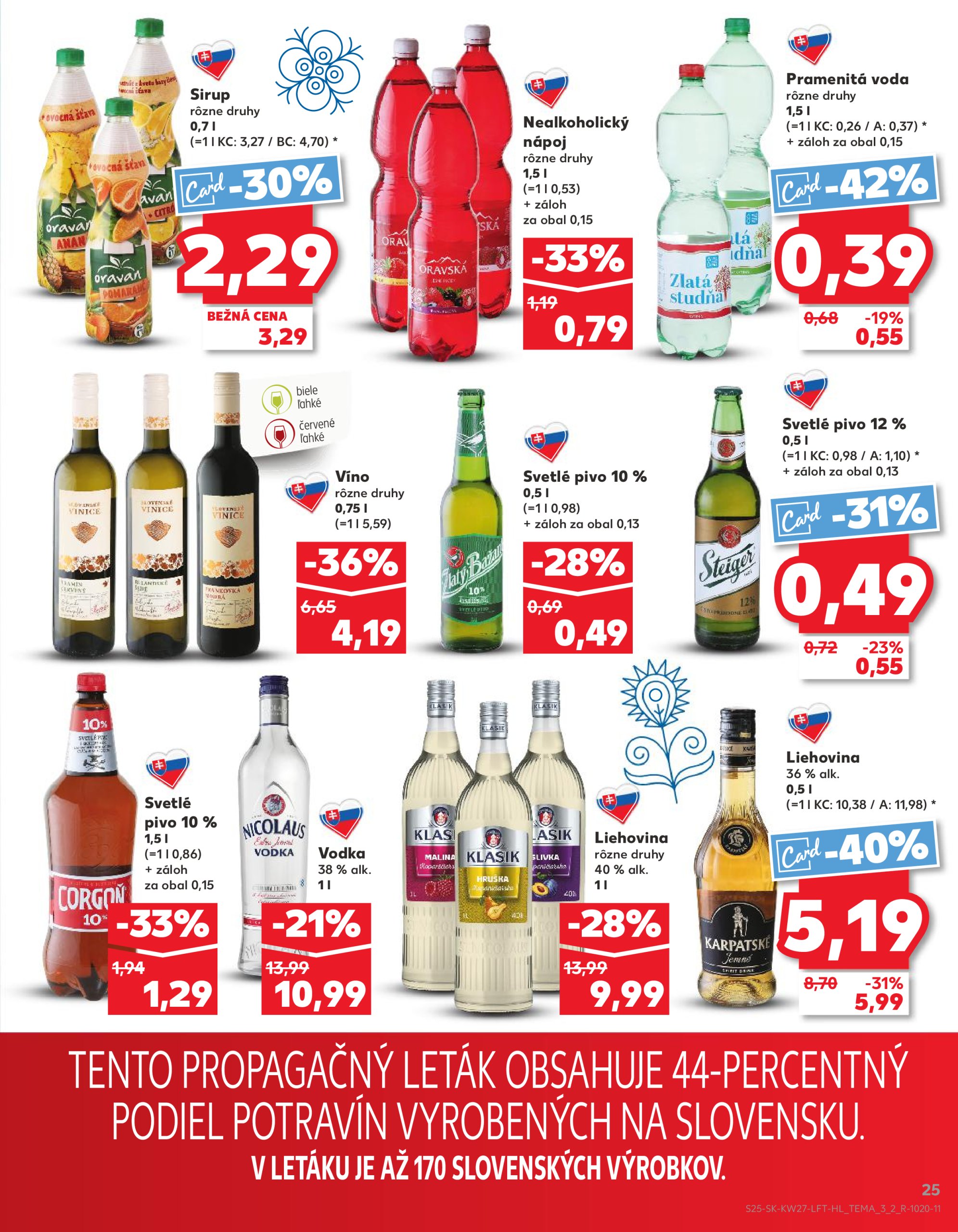 kaufland - Leták Kaufland platný od 03.07. do 09.07. - page: 25 kaufland - Leták Kaufland platný od 03.07. do 09.07. - page: 25