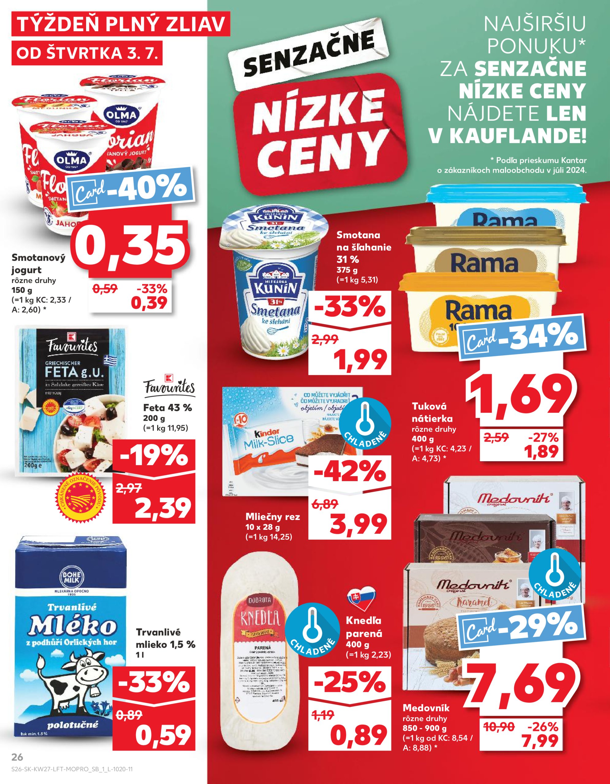 kaufland - Leták Kaufland platný od 03.07. do 09.07. - page: 26 kaufland - Leták Kaufland platný od 03.07. do 09.07. - page: 26