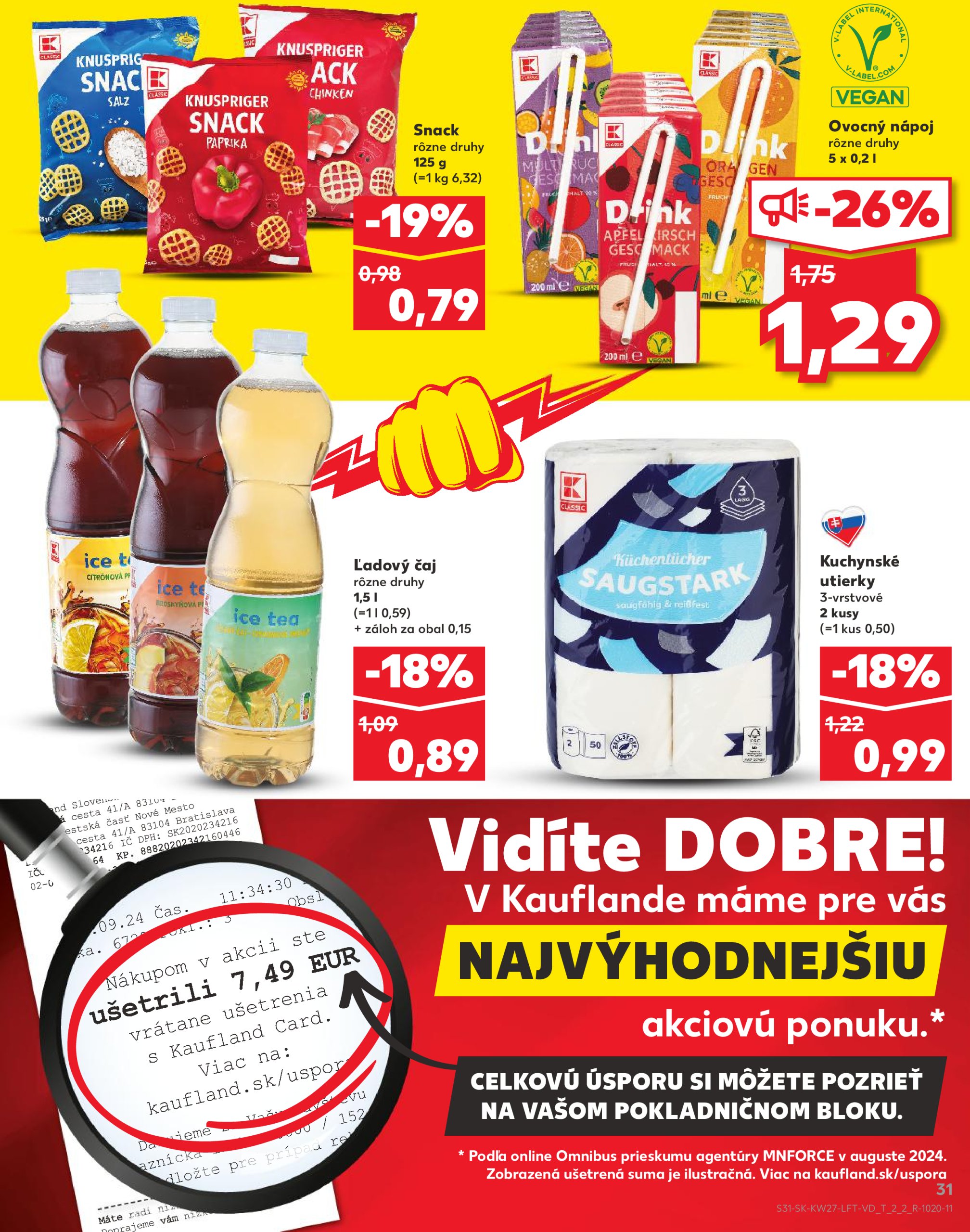 kaufland - Leták Kaufland platný od 03.07. do 09.07. - page: 31 kaufland - Leták Kaufland platný od 03.07. do 09.07. - page: 31