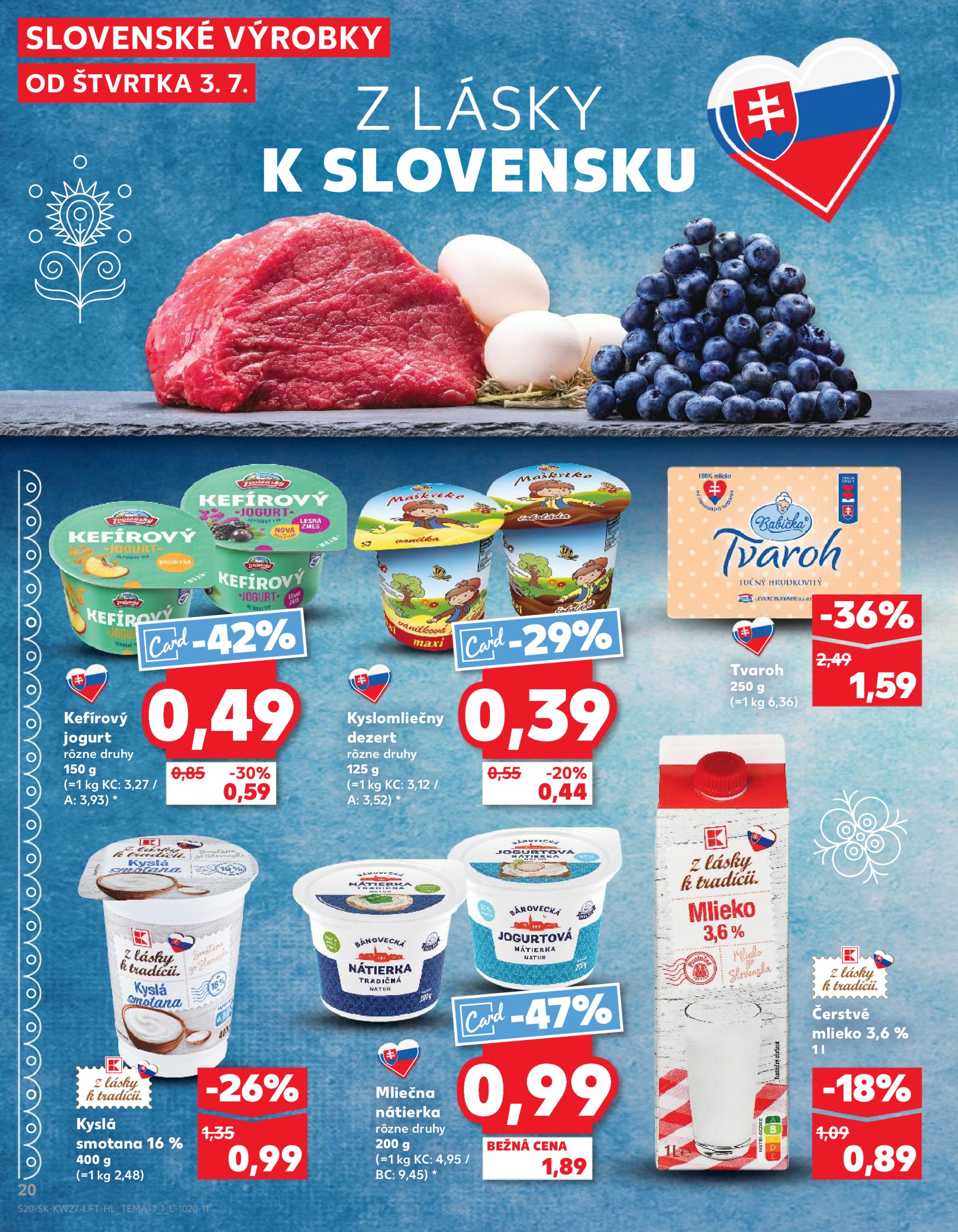 kaufland - Leták Kaufland platný od 03.07. do 09.07. - page: 20 kaufland - Leták Kaufland platný od 03.07. do 09.07. - page: 20