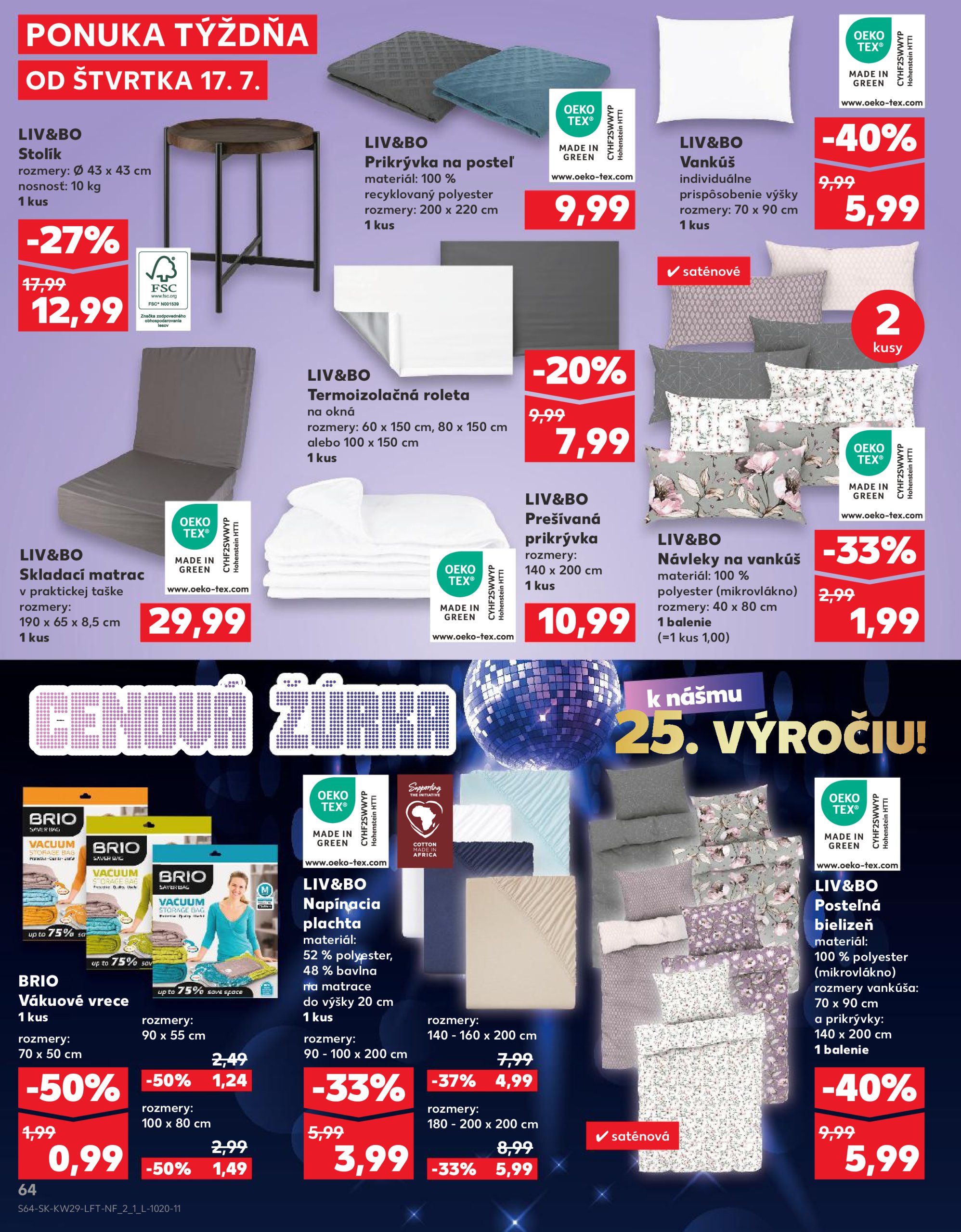 kaufland - Leták Kaufland platný od 17.07. do 23.07. - page: 64 kaufland - Leták Kaufland platný od 17.07. do 23.07. - page: 64