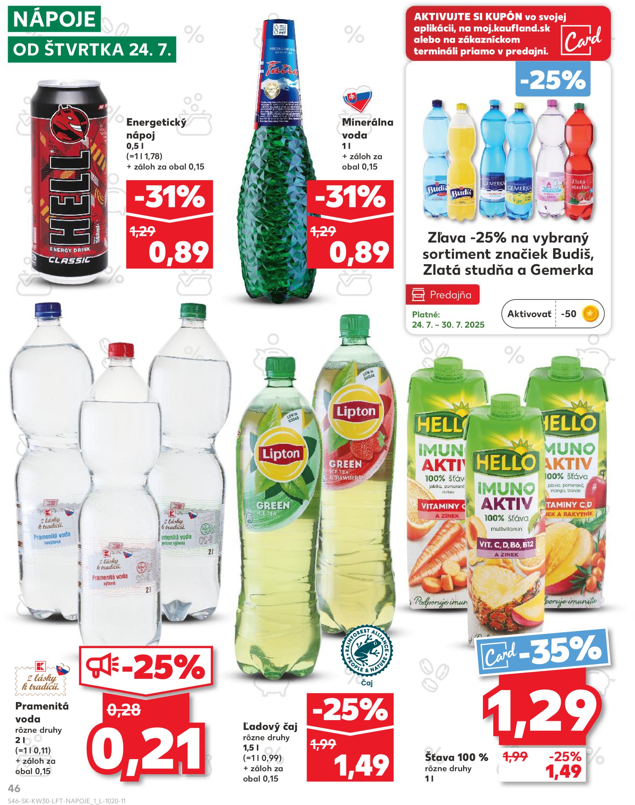 kaufland - Leták Kaufland platný od 24.07. do 30.07. - page: 46 kaufland - Leták Kaufland platný od 24.07. do 30.07. - page: 46