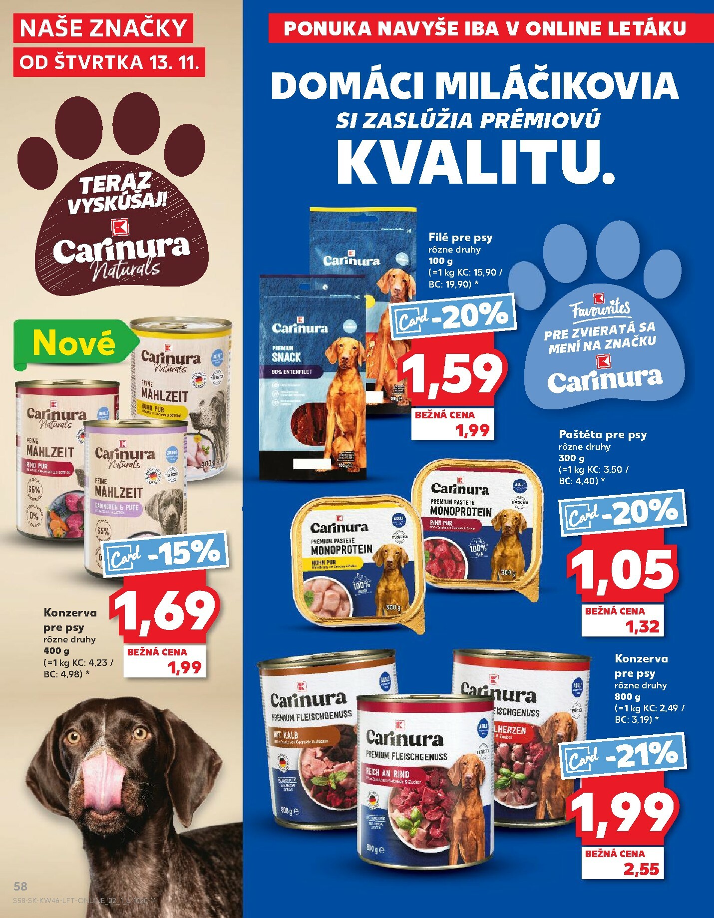 kaufland - Leták Kaufland platný od 13.11. do 19.11. - page: 58