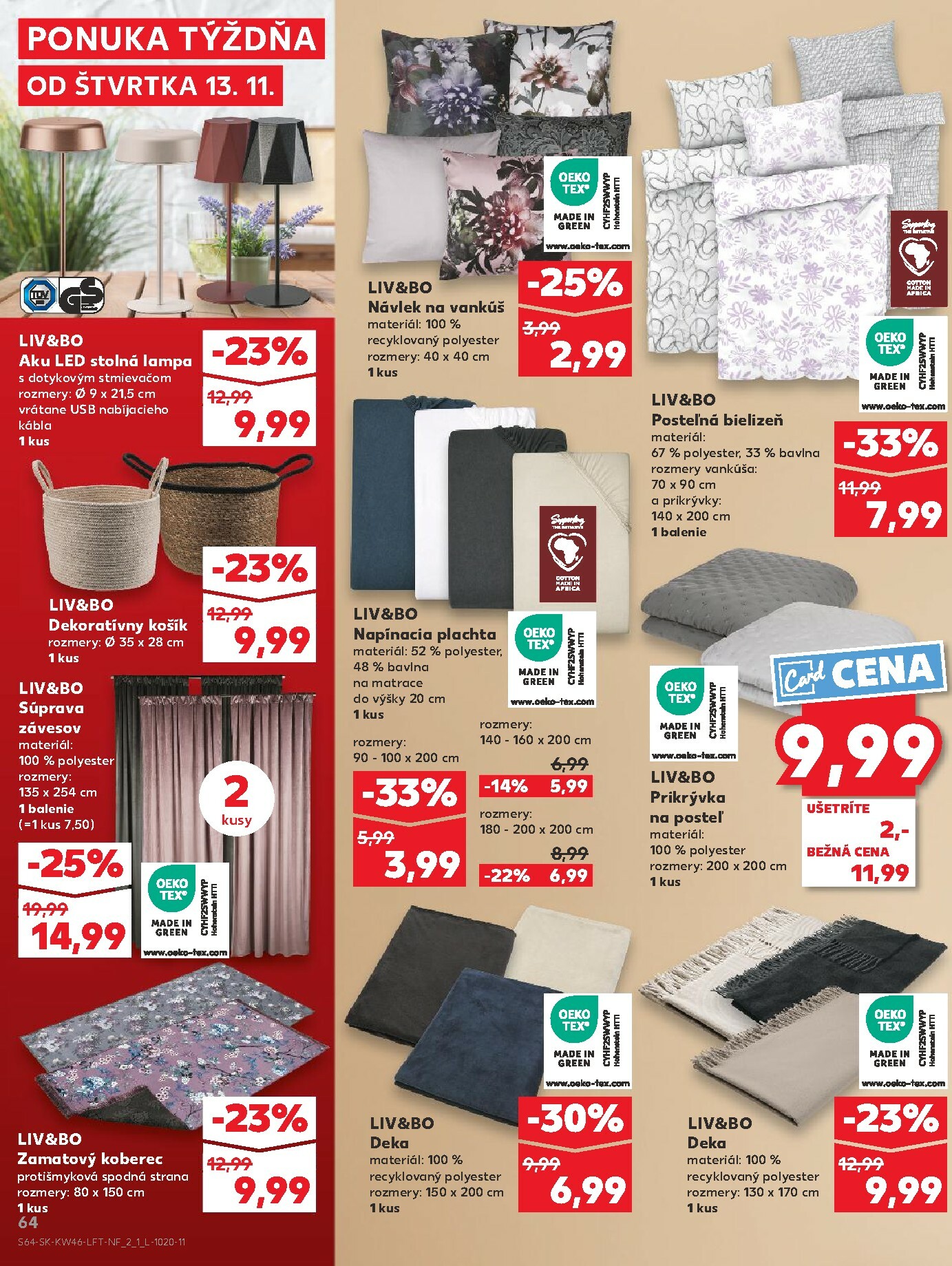 kaufland - Leták Kaufland platný od 13.11. do 19.11. - page: 64