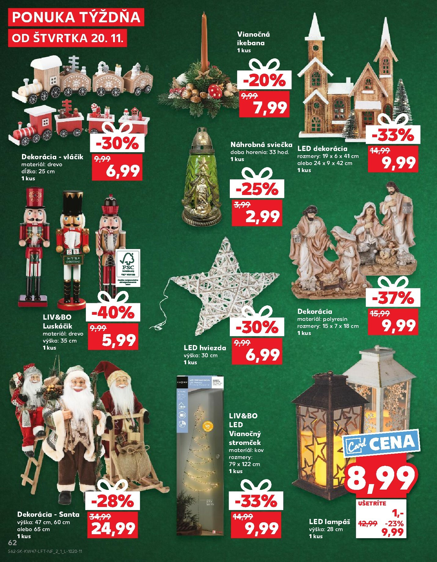 kaufland - Leták Kaufland platný od 20.11. do 26.11. - page: 62