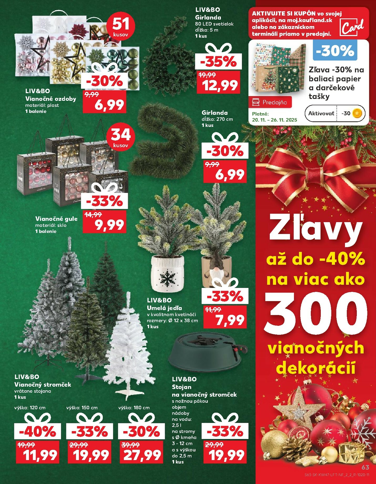 kaufland - Leták Kaufland platný od 20.11. do 26.11. - page: 63