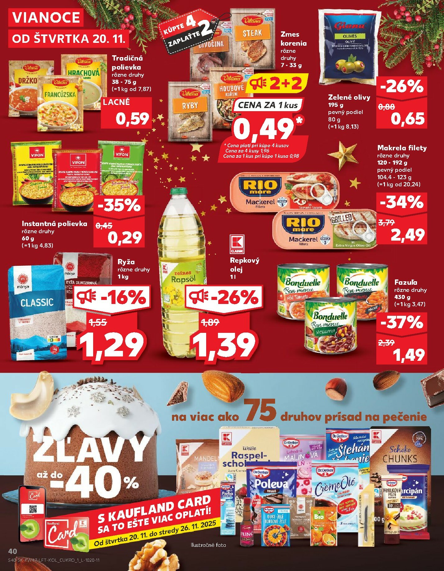 kaufland - Leták Kaufland platný od 20.11. do 26.11. - page: 40