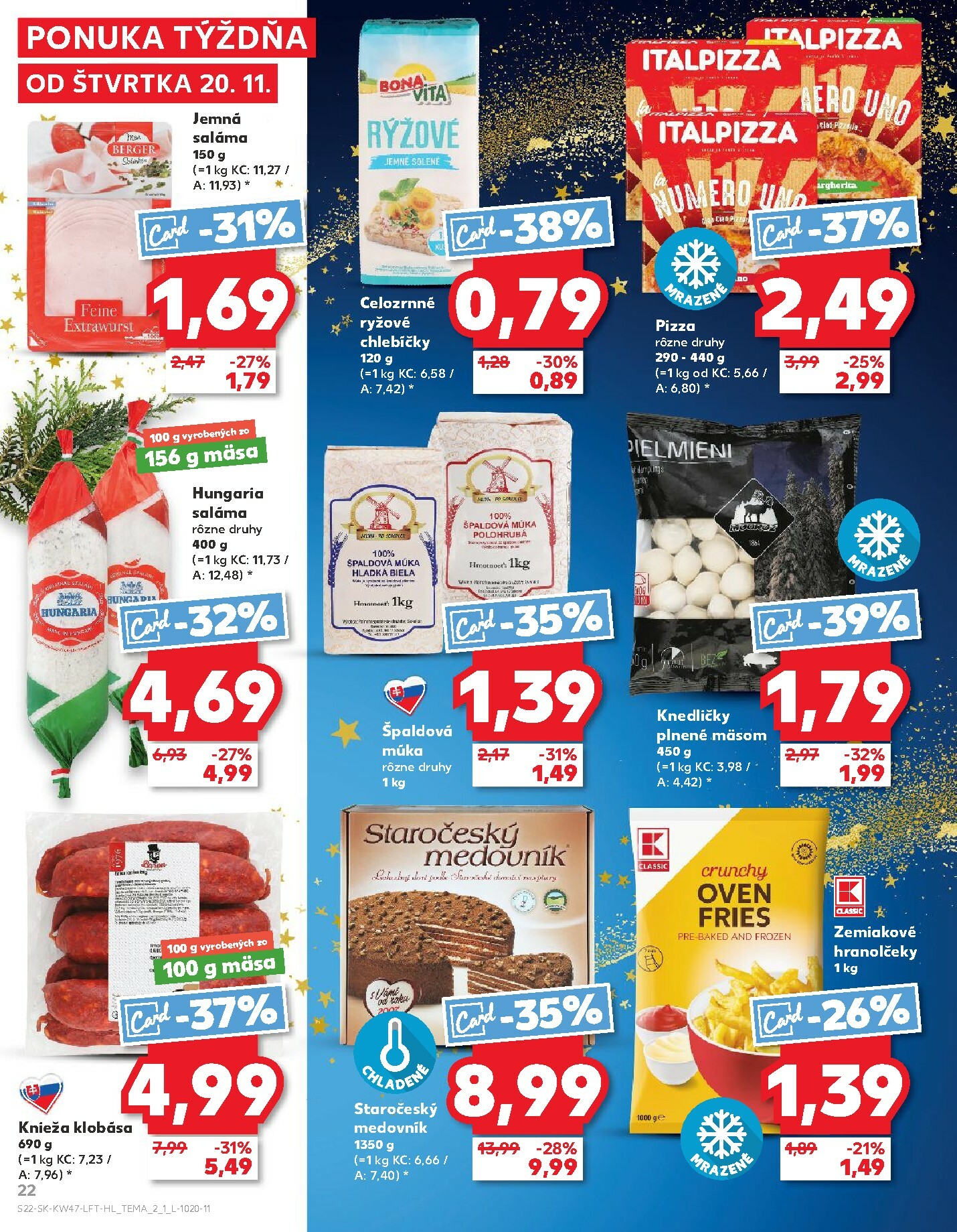 kaufland - Leták Kaufland platný od 20.11. do 26.11. - page: 22