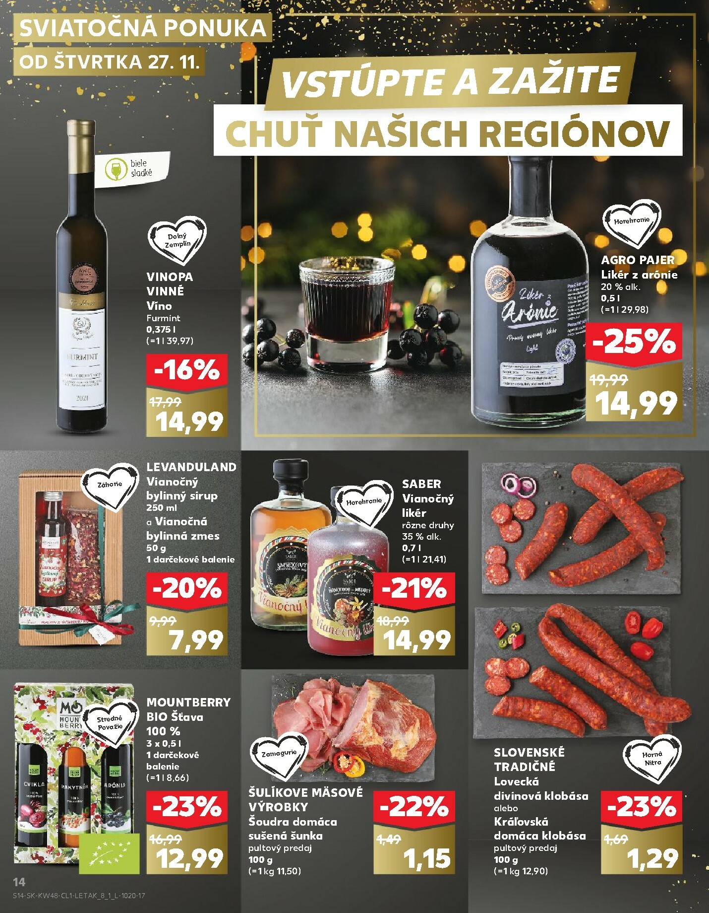 kaufland - Leták Kaufland - Vianoce platný od 27.11. do 24.12. - page: 14