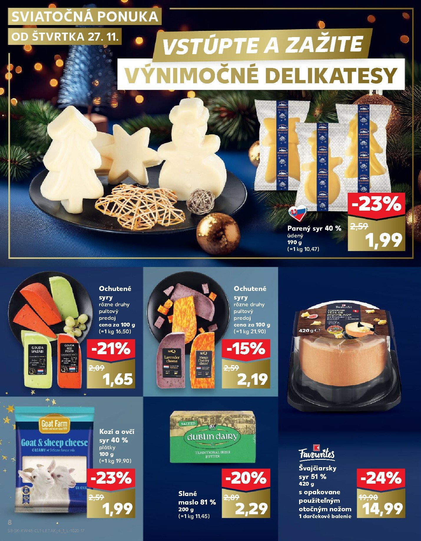 kaufland - Leták Kaufland - Vianoce platný od 27.11. do 24.12. - page: 8