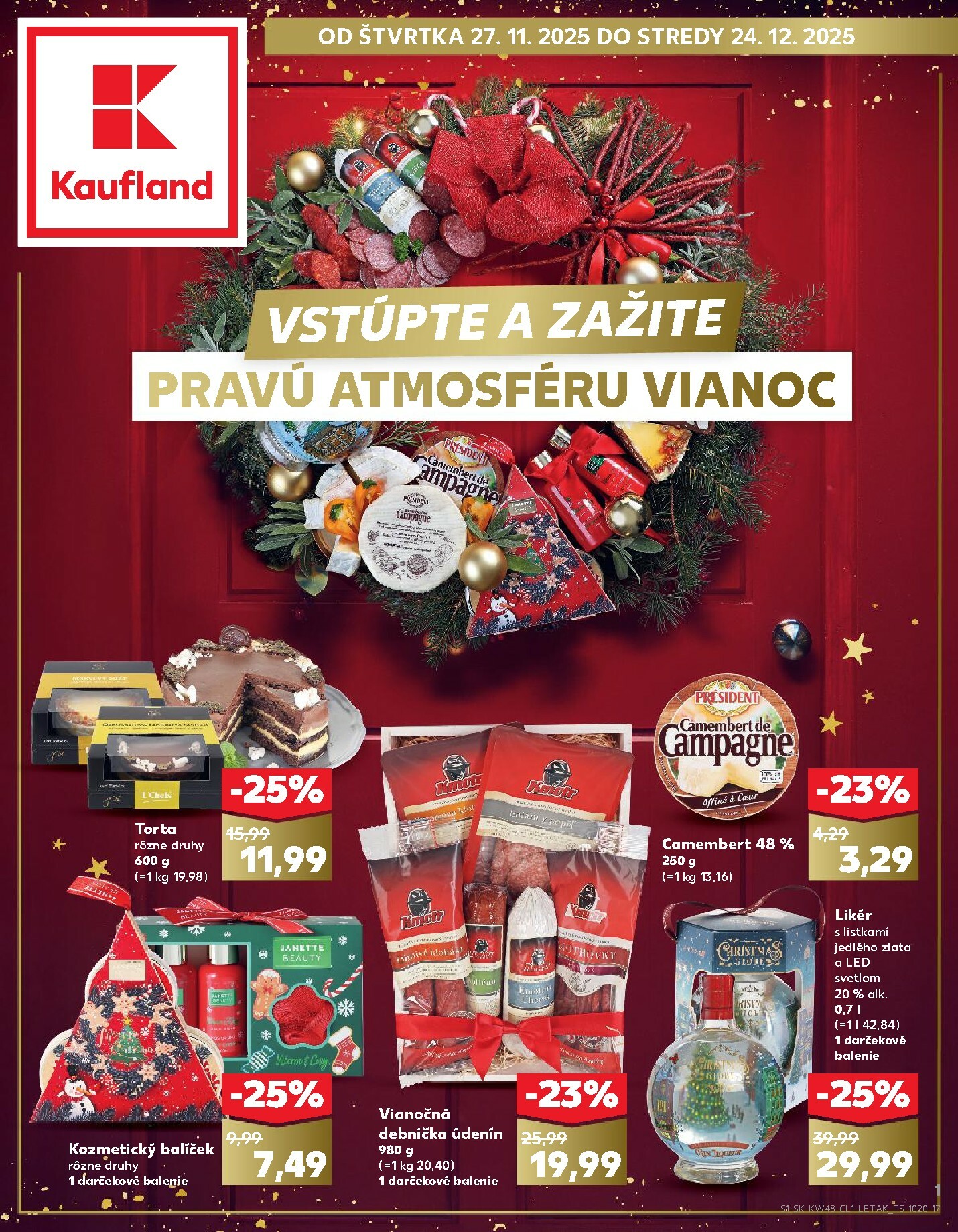 kaufland - Leták Kaufland - Vianoce platný od 27.11. do 24.12.