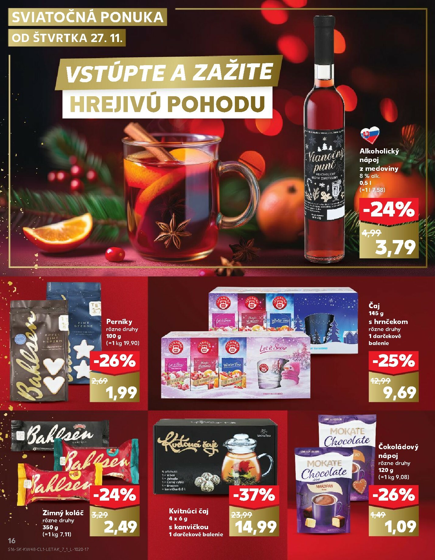 kaufland - Leták Kaufland - Vianoce platný od 27.11. do 24.12. - page: 16
