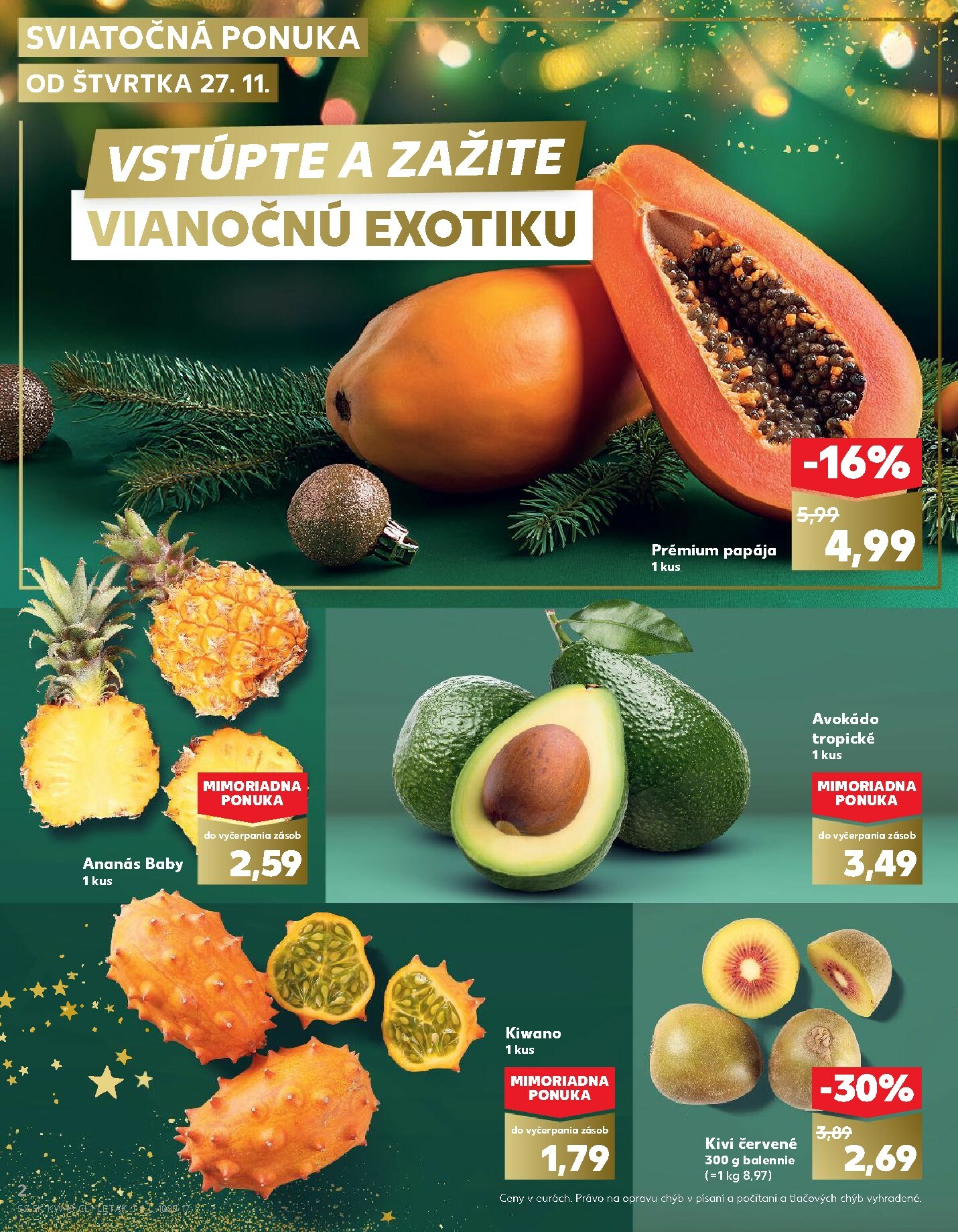 kaufland - Leták Kaufland - Vianoce platný od 27.11. do 24.12. - page: 2