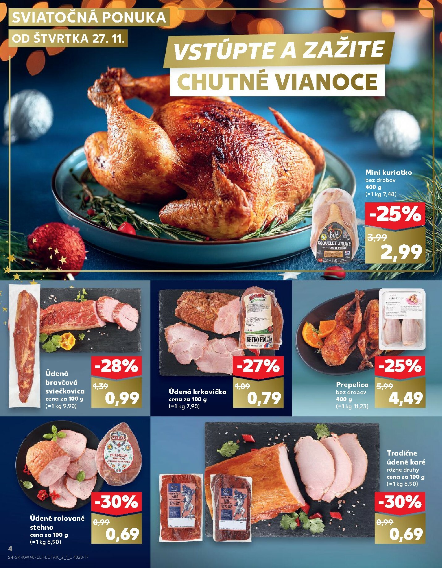 kaufland - Leták Kaufland - Vianoce platný od 27.11. do 24.12. - page: 4