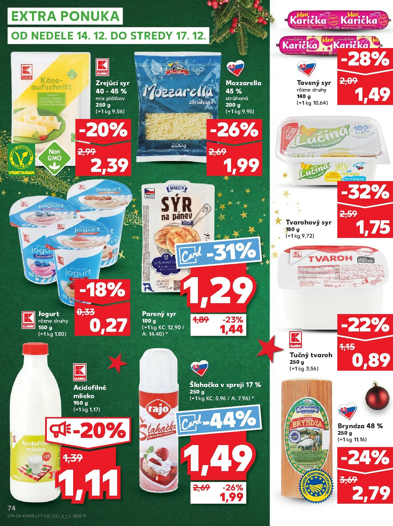 kaufland - Leták Kaufland platný od 11.12. do 17.12. - page: 74