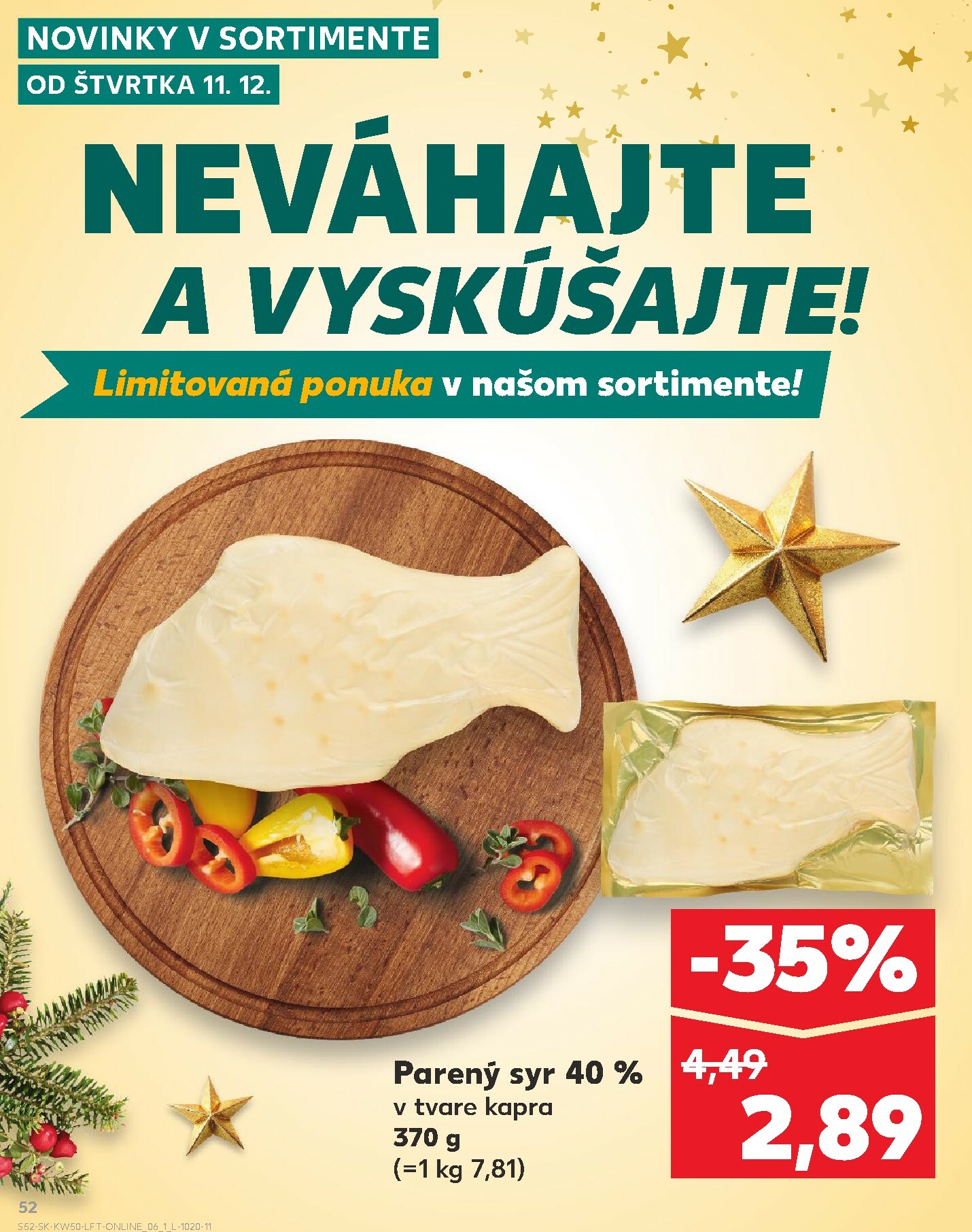 kaufland - Leták Kaufland platný od 11.12. do 17.12. - page: 52