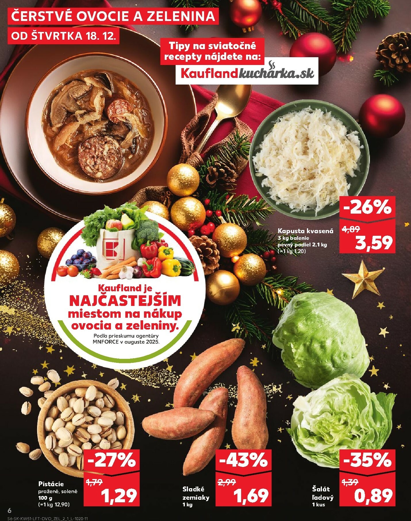 kaufland - Leták Kaufland platný od 18.12. do 24.12. - page: 6