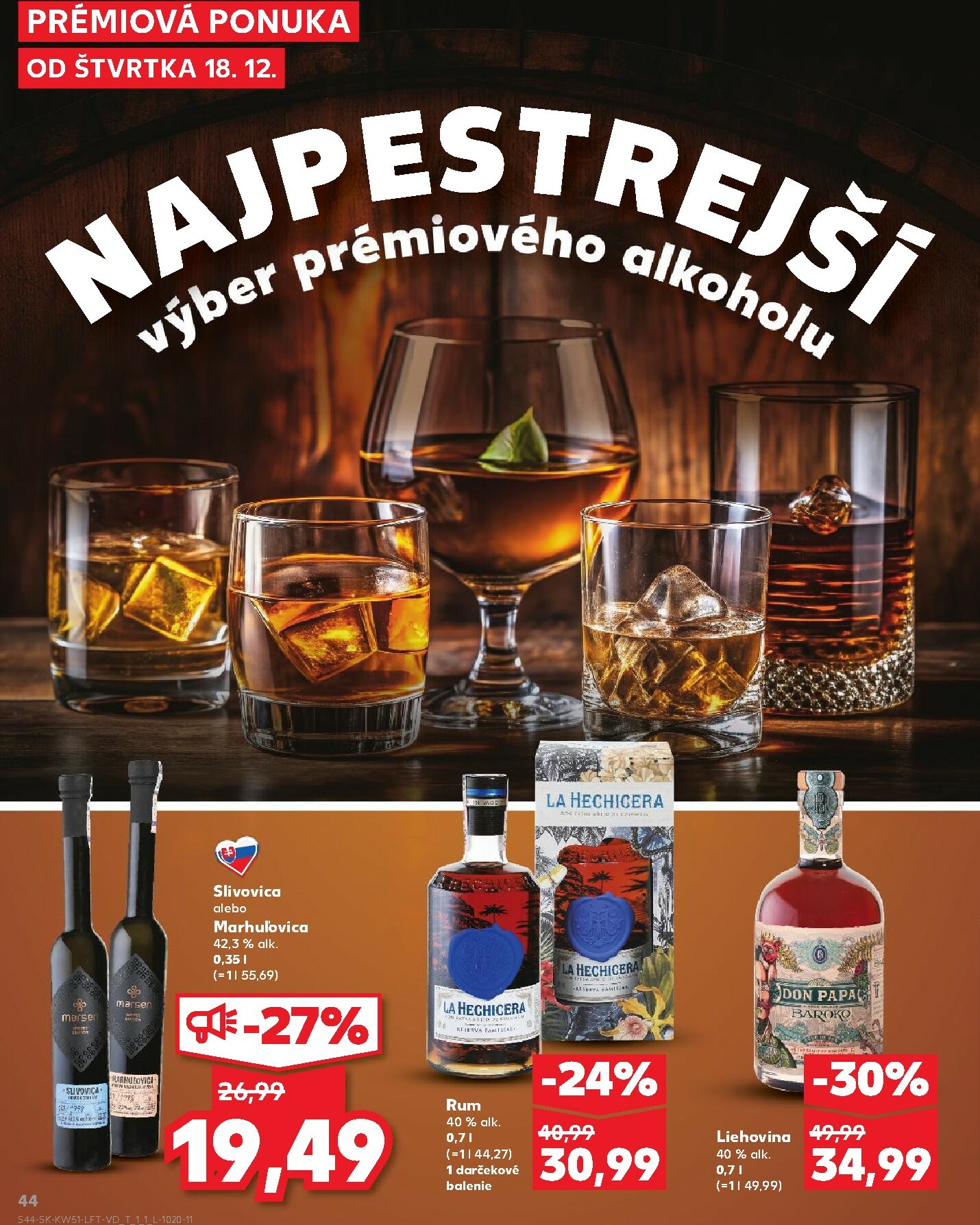 kaufland - Leták Kaufland platný od 18.12. do 24.12. - page: 44