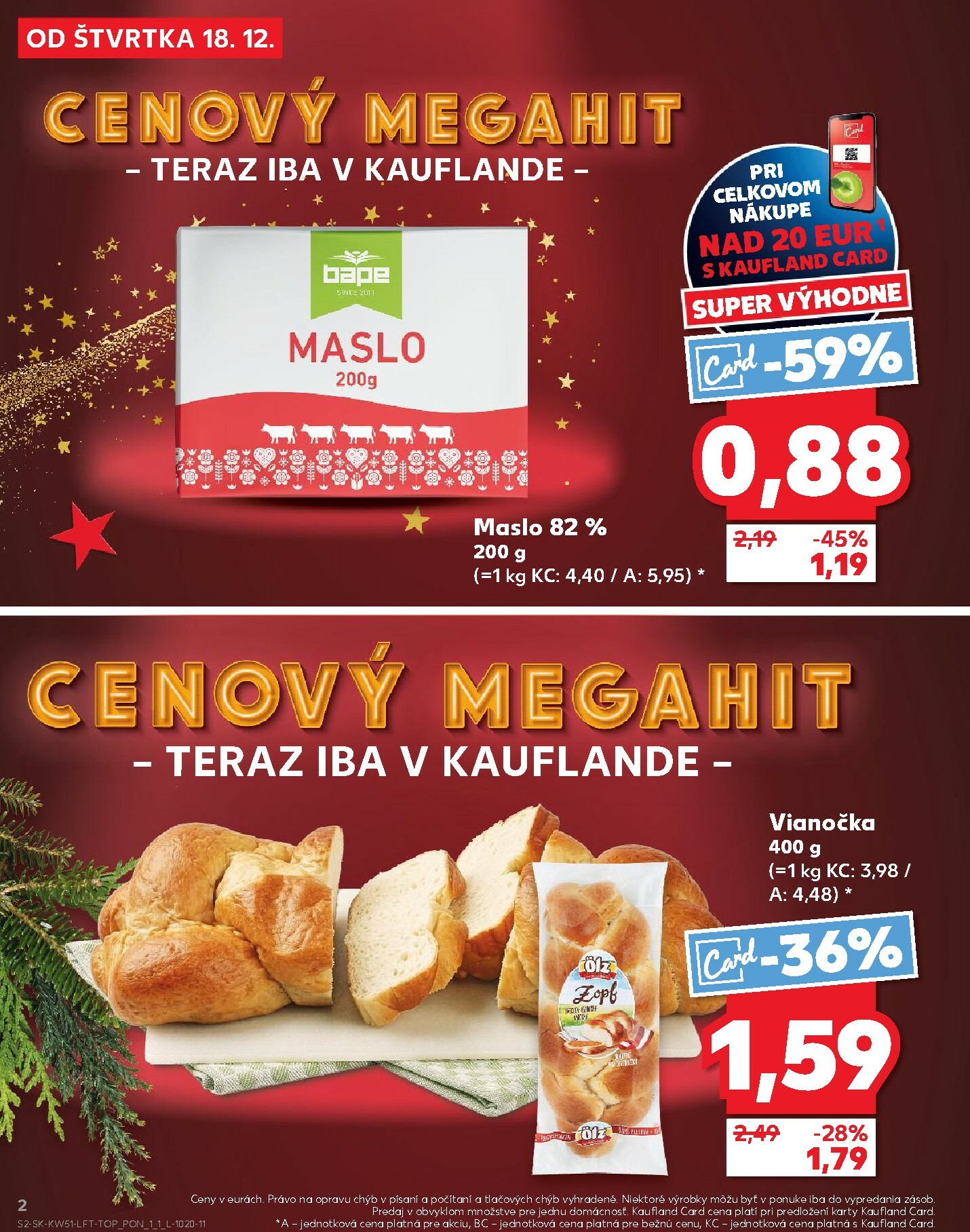 kaufland - Leták Kaufland platný od 18.12. do 24.12. - page: 2