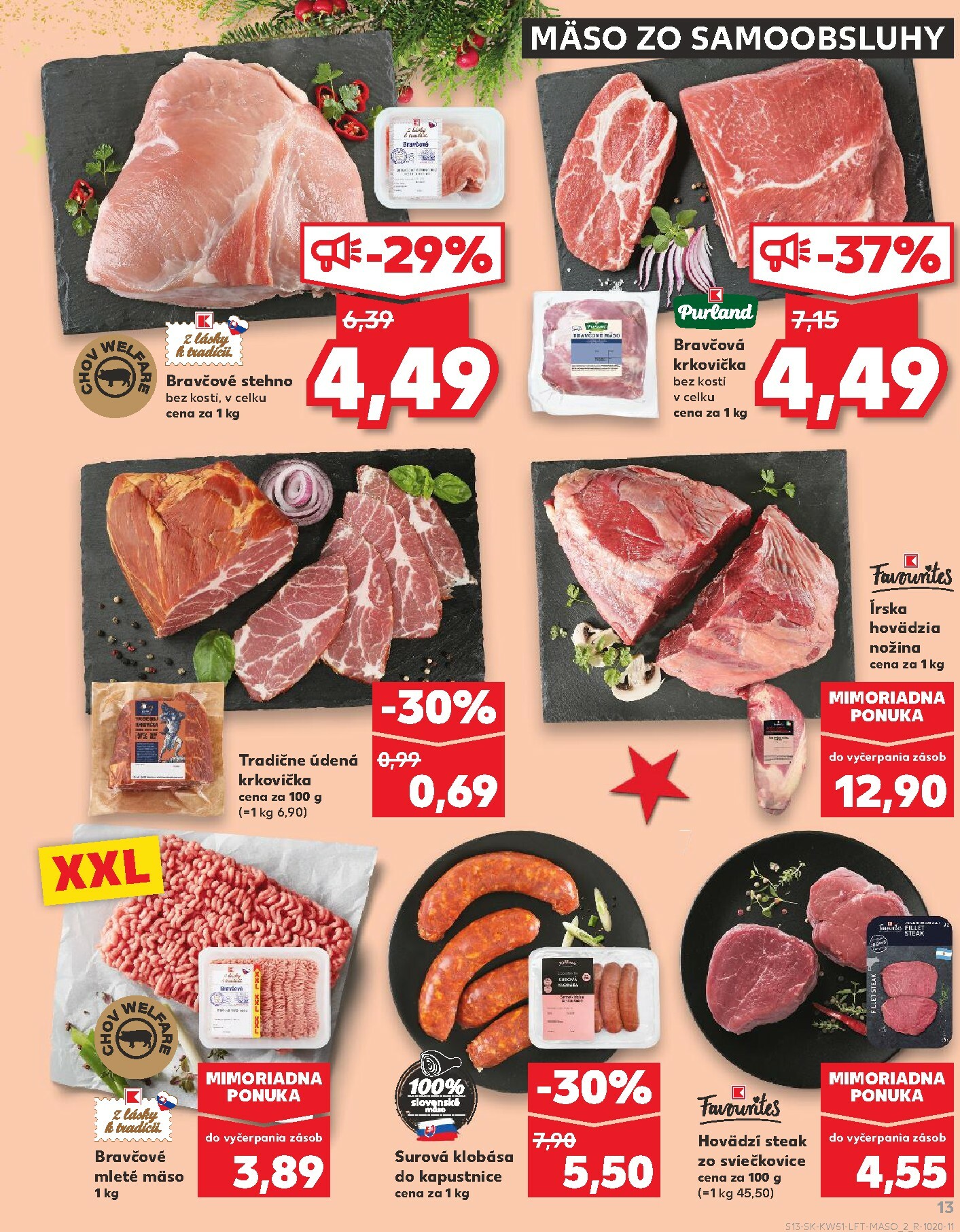 kaufland - Leták Kaufland platný od 18.12. do 24.12. - page: 13