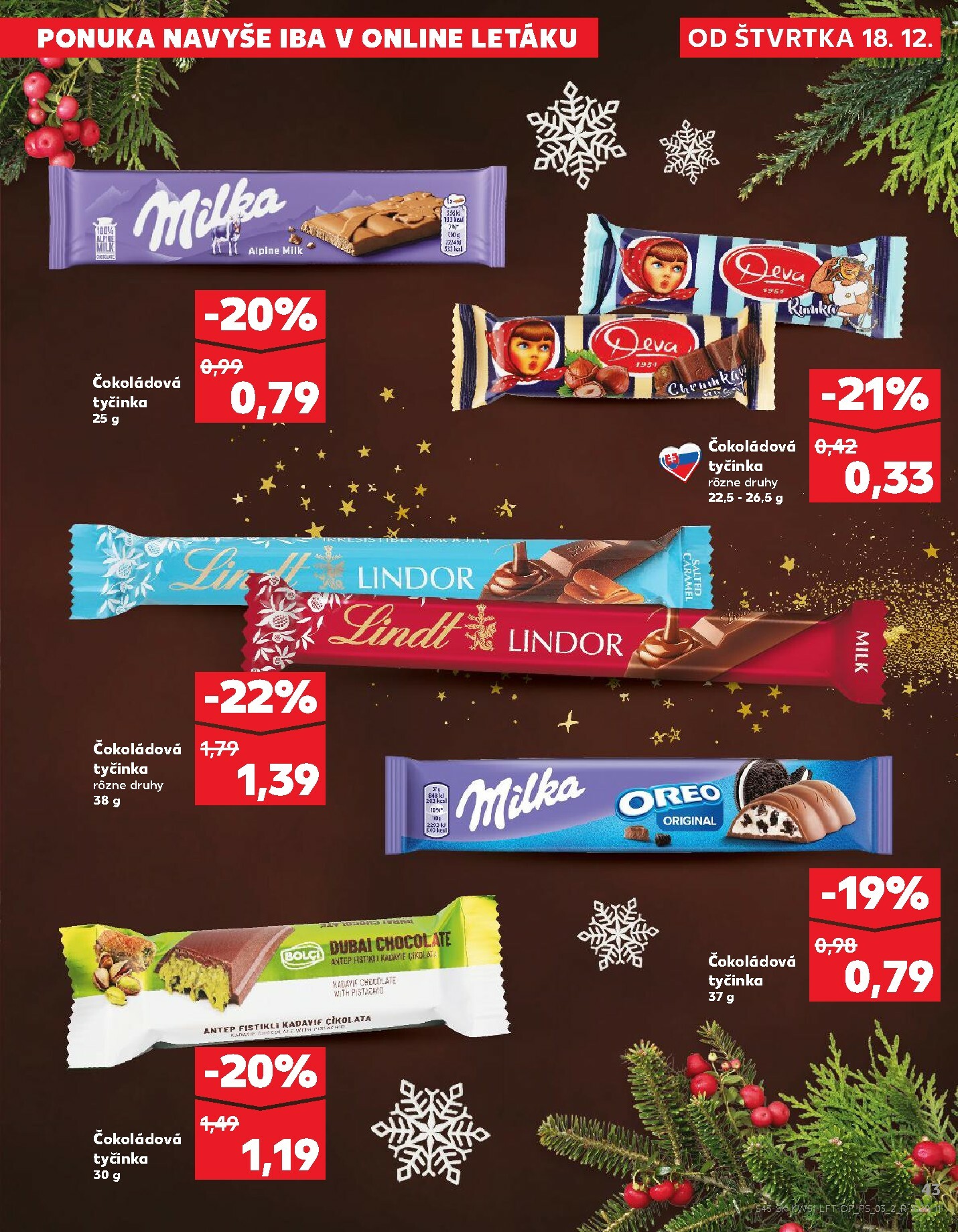 kaufland - Leták Kaufland platný od 18.12. do 24.12. - page: 43