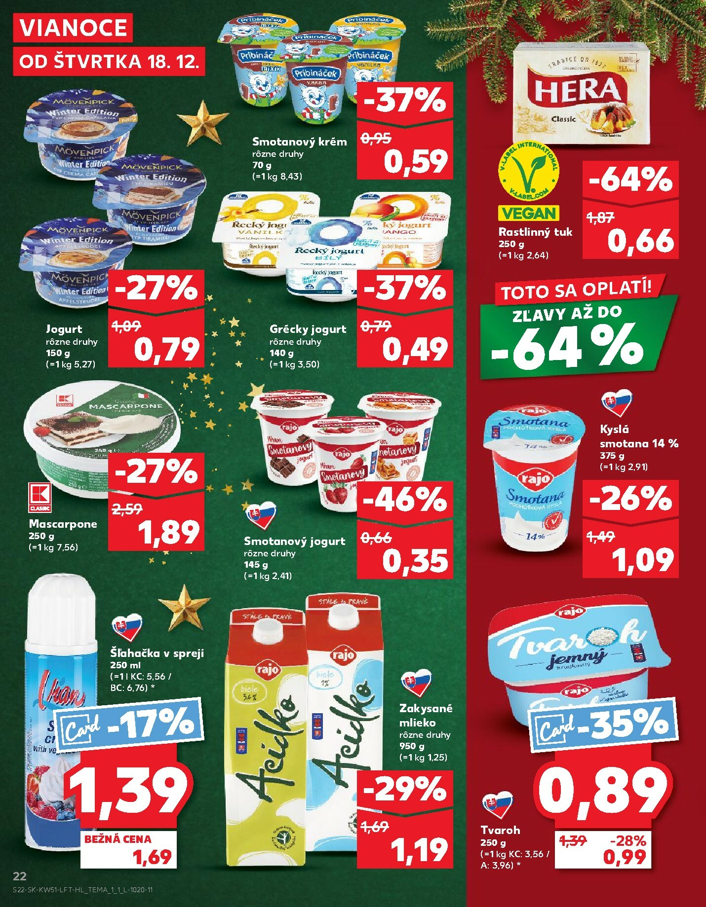 kaufland - Leták Kaufland platný od 18.12. do 24.12. - page: 22